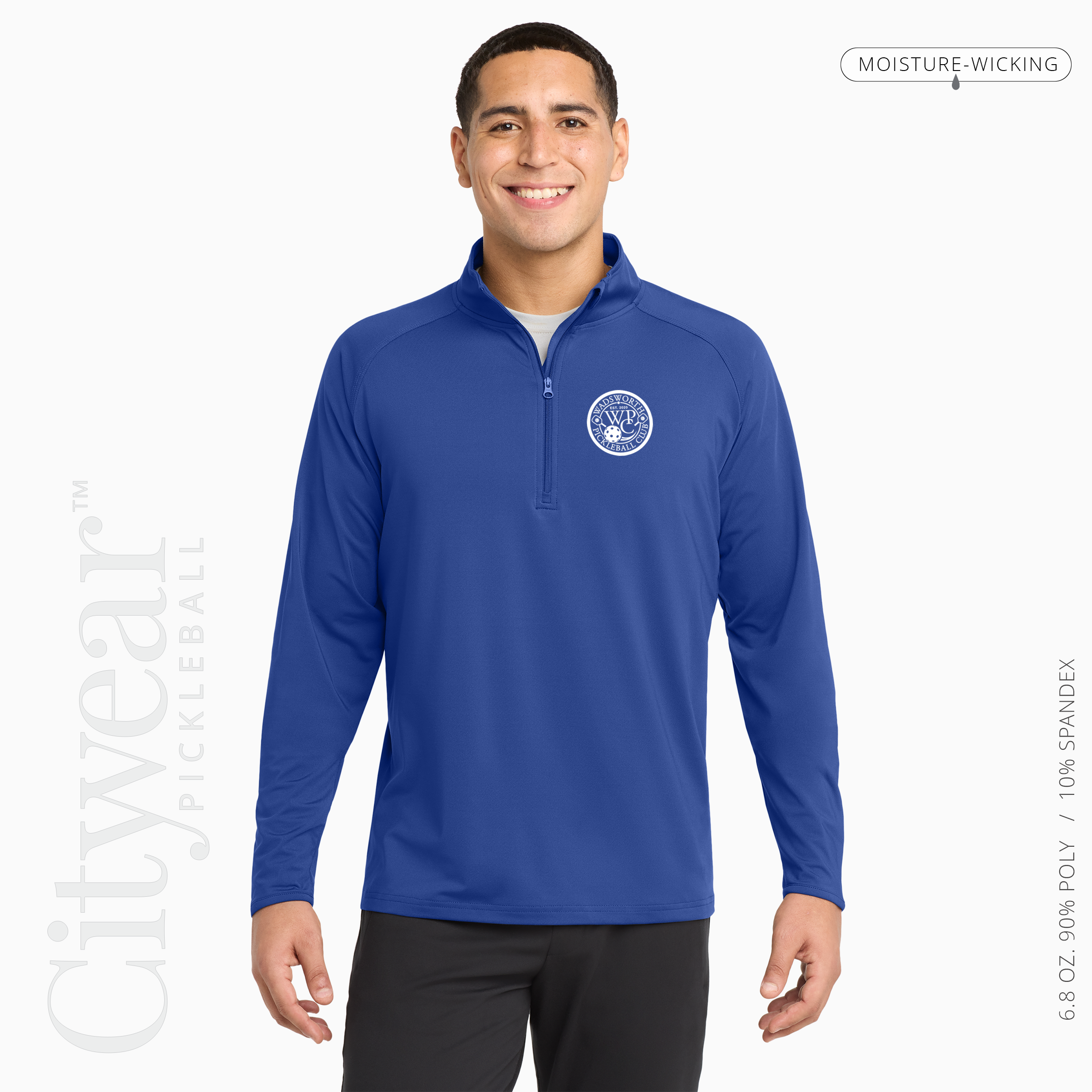 Men's Stretch Quarter-Zip Pullover-WPC