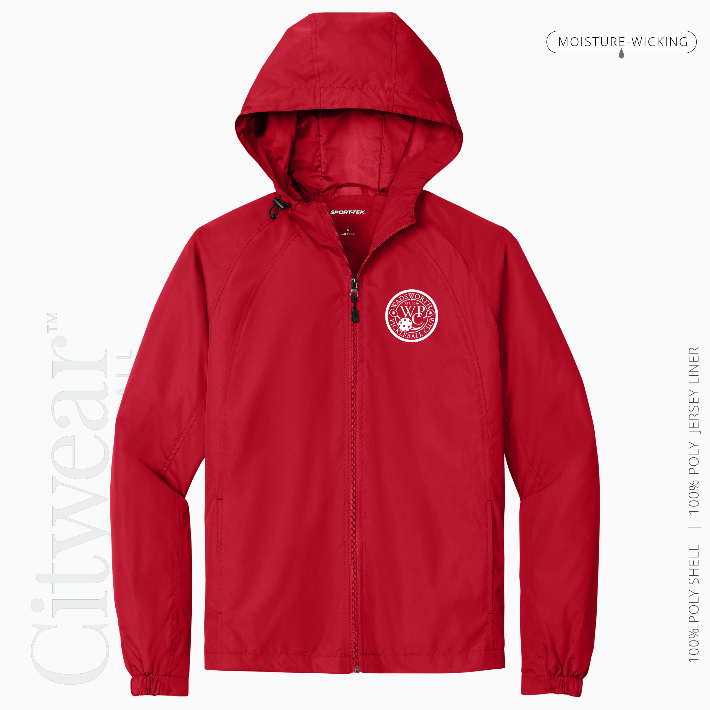 Men's Hooded Raglan Jacket-WPC