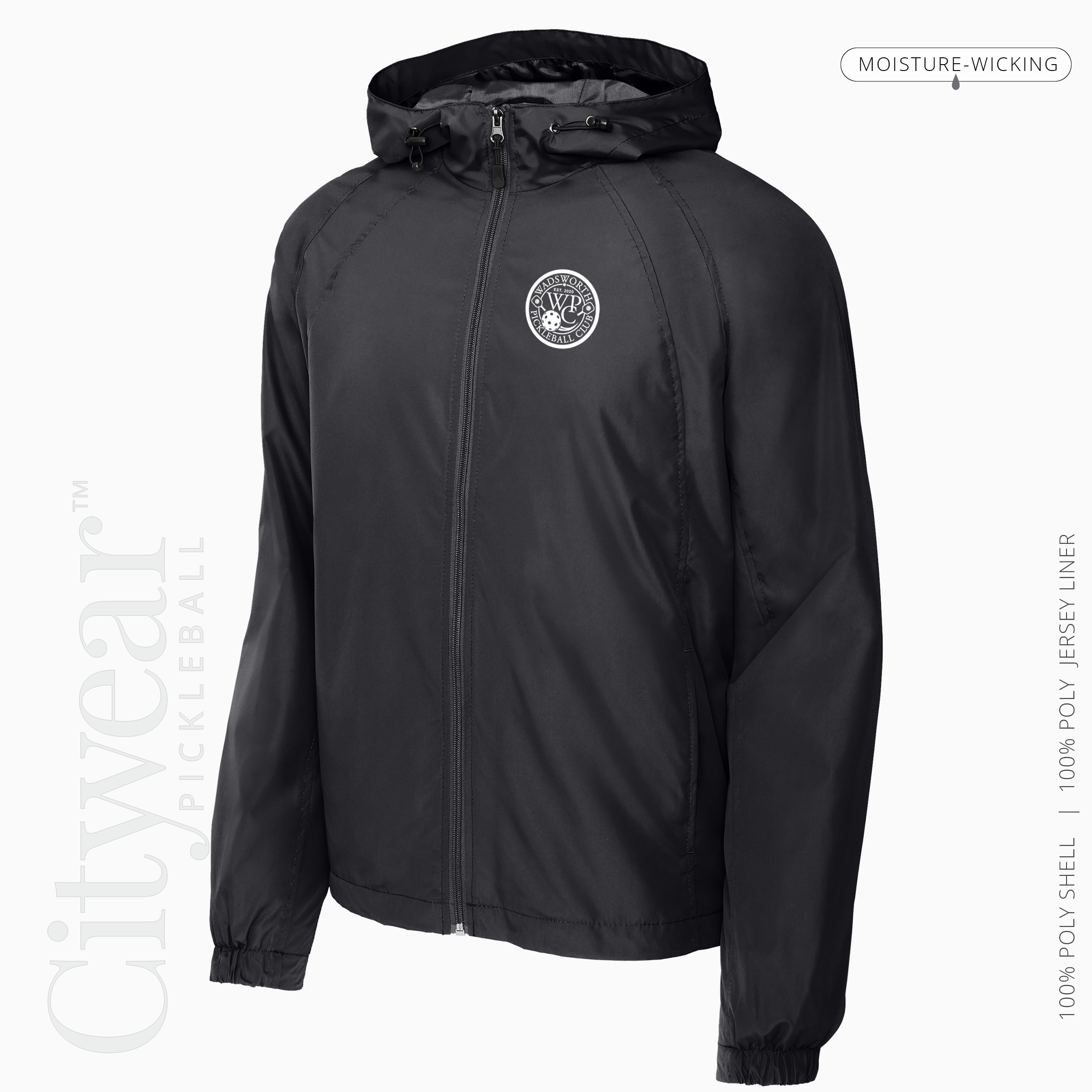 Men's Hooded Raglan Jacket-WPC