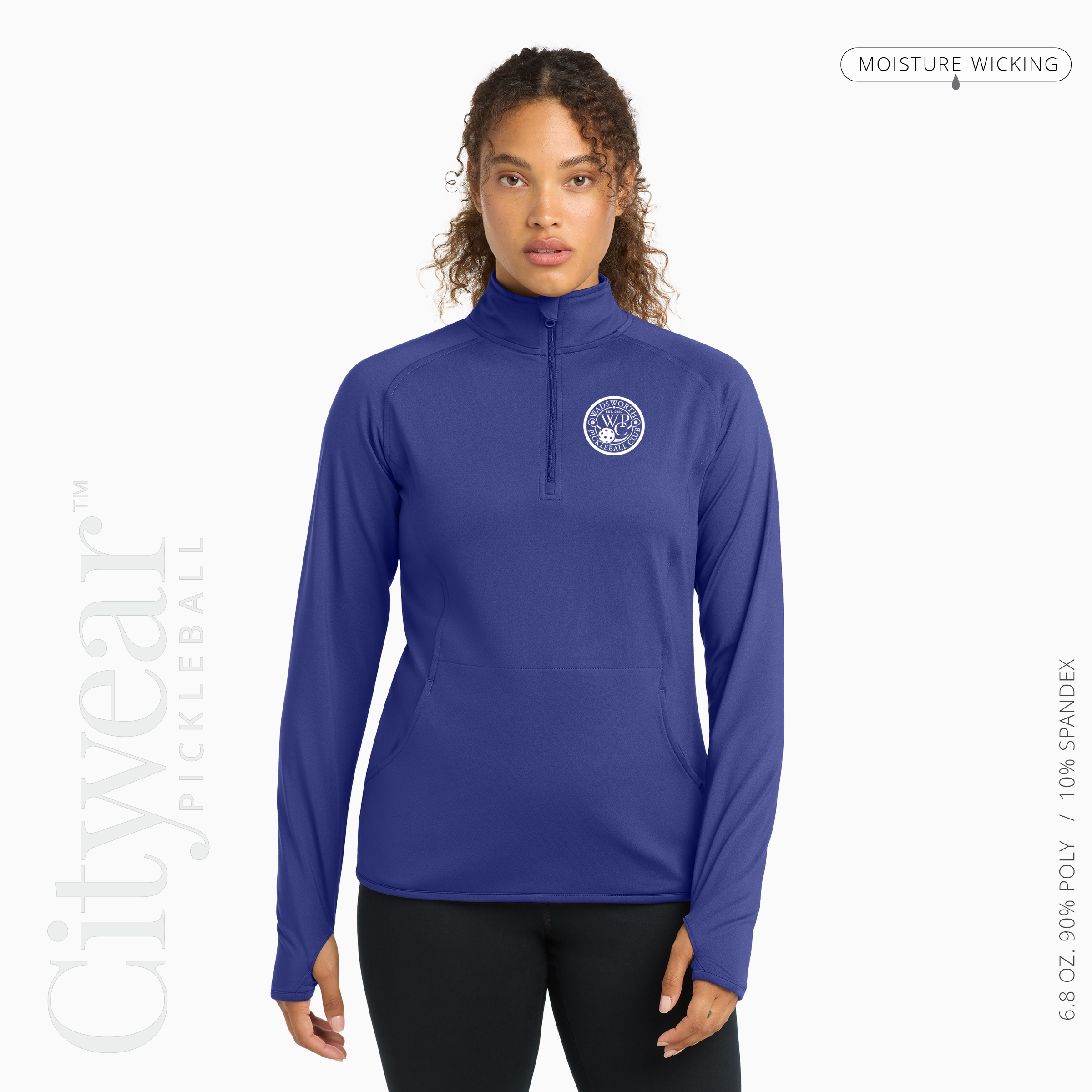 Women's Stretch Quarter-Zip Pullover-WPC