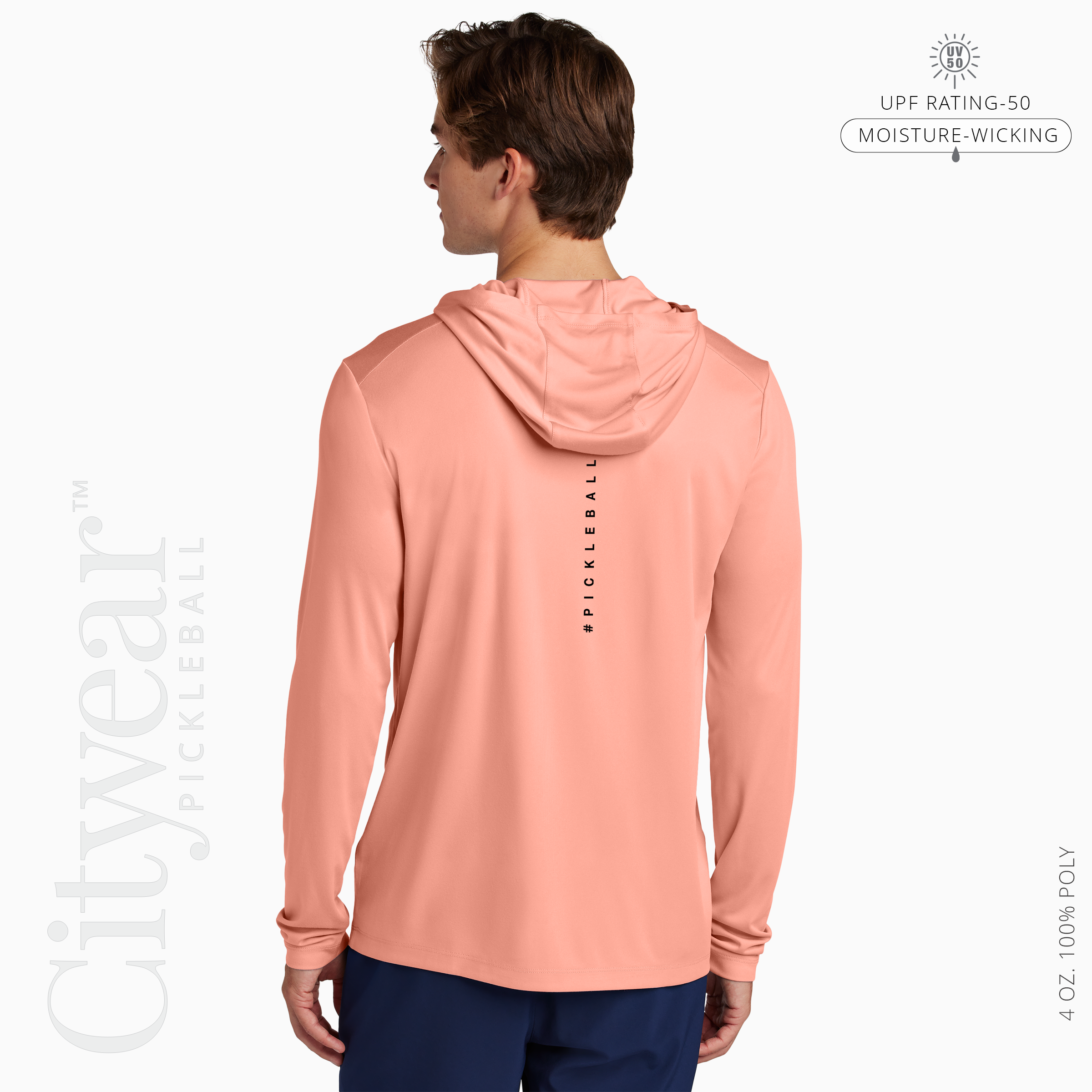 Men's UV Long Sleeve (Medallion) Hoodie-WPC