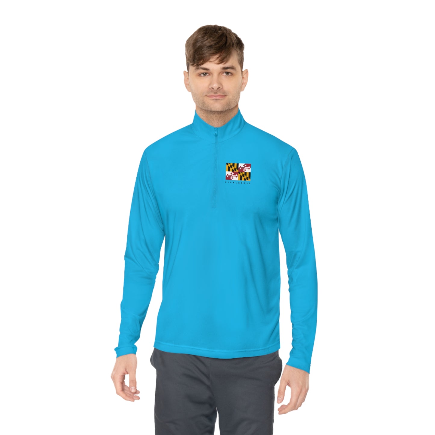 MARYLAND PICKLEBALL, SPORT-TEK, Unisex Quarter-Zip Pullover