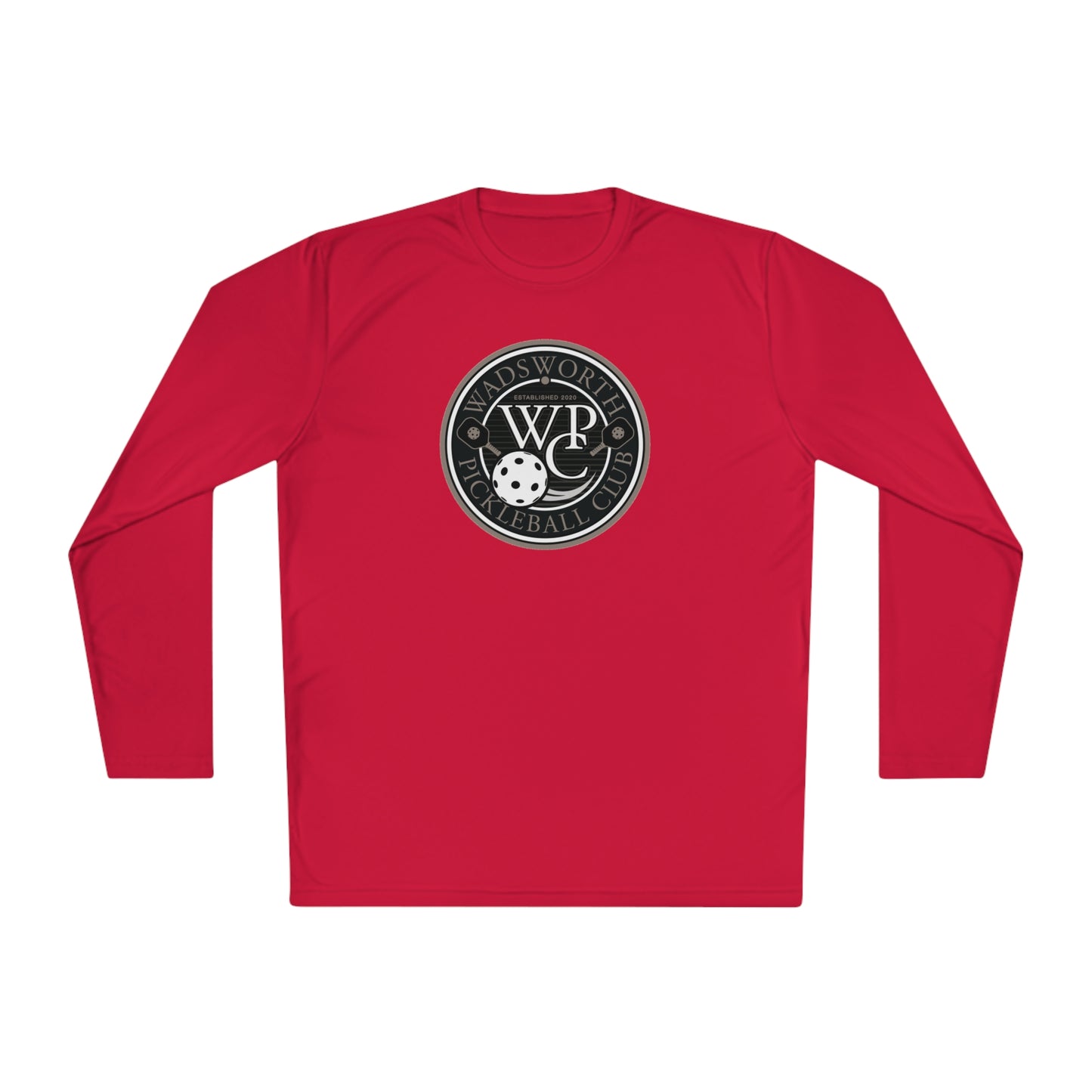 WPC GRAY LOGO SPORT-TEK (FRONT & PICKLEBALL BACK) - Unisex Lightweight Long Sleeve Tee