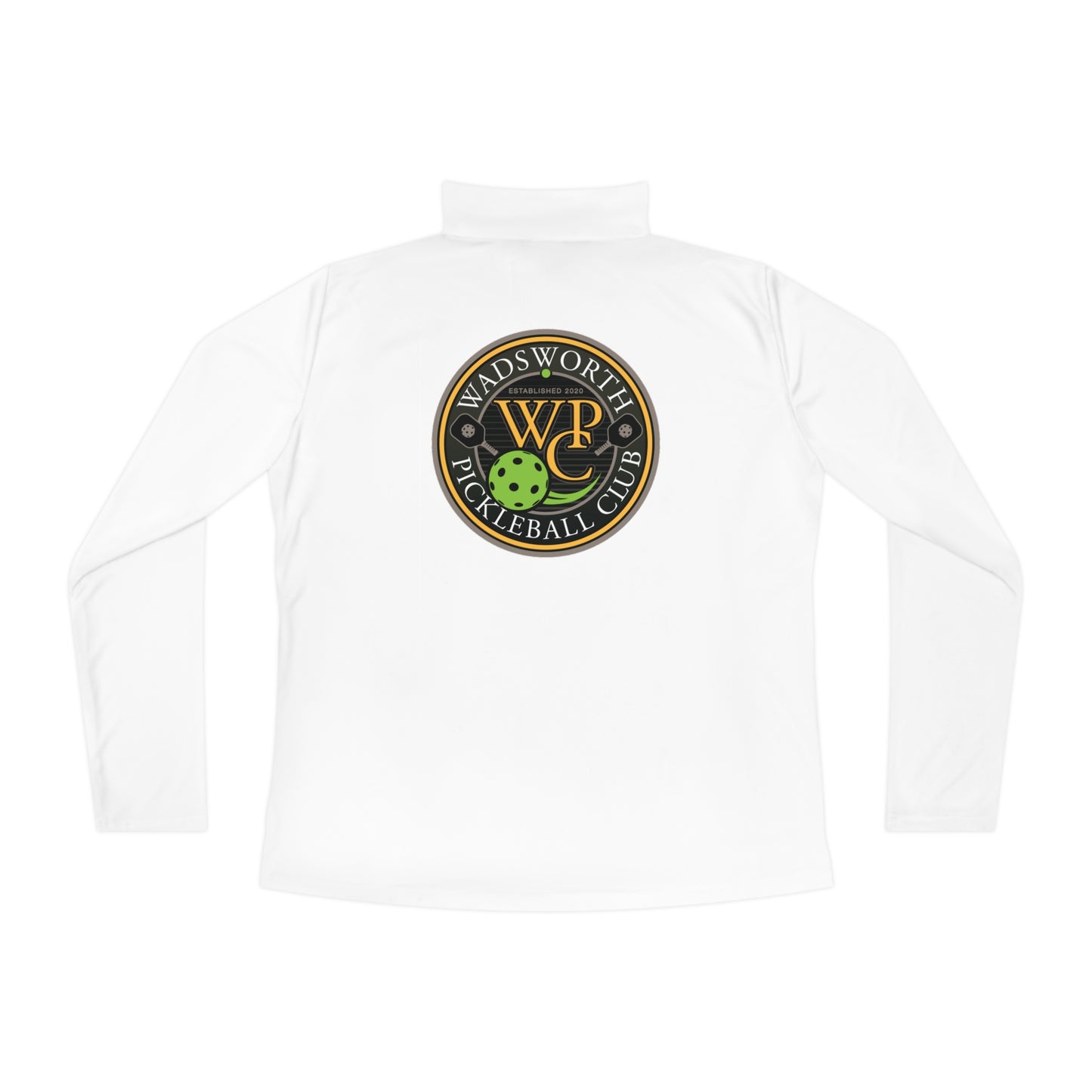 WPC CIRCULAR COLOR LOGOS LADIES SPORT-TEK (FRONT & BACK) - Ladies Quarter-Zip Pullover