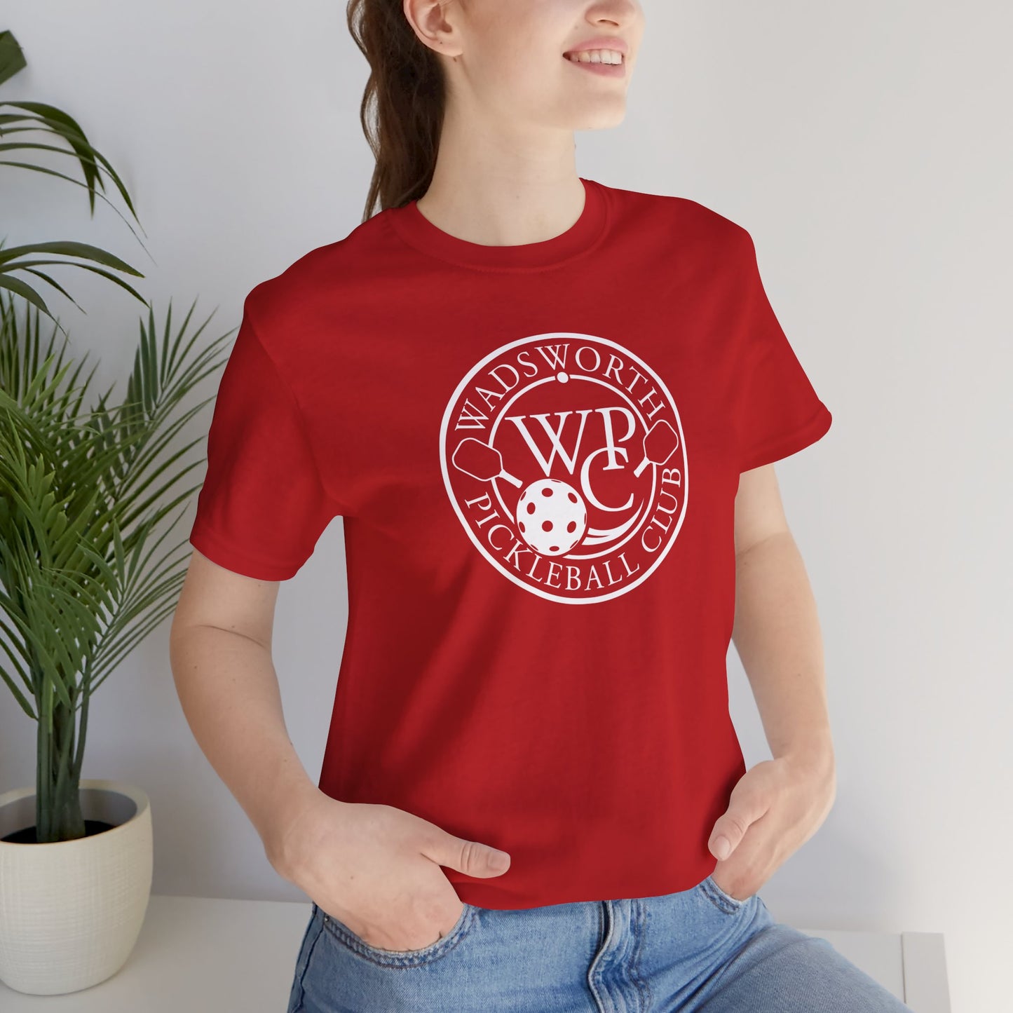 WPC White Logo- Unisex Jersey Short Sleeve Tee