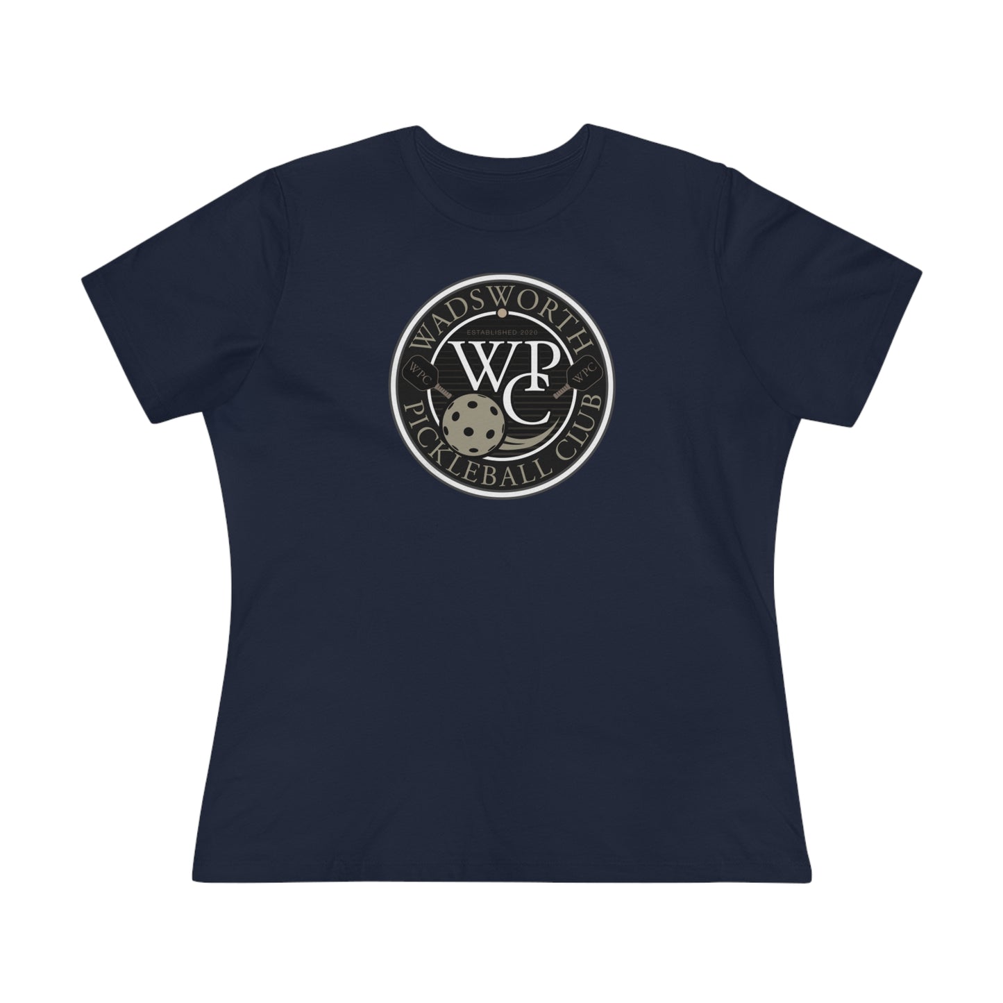 WPC GRAY WHITE, Relaxed Fit Women's T-shirt