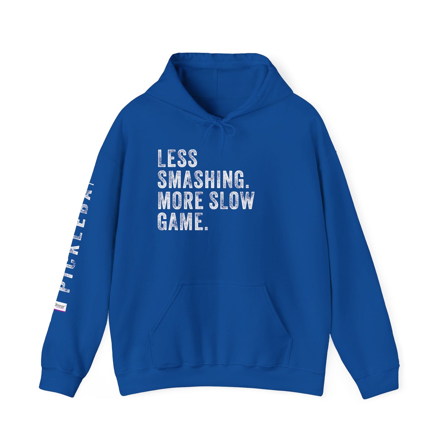 LESS SMASHING. MORE SLOW GAME. Unisex Heavy Blend™ Hooded Sweatshirt