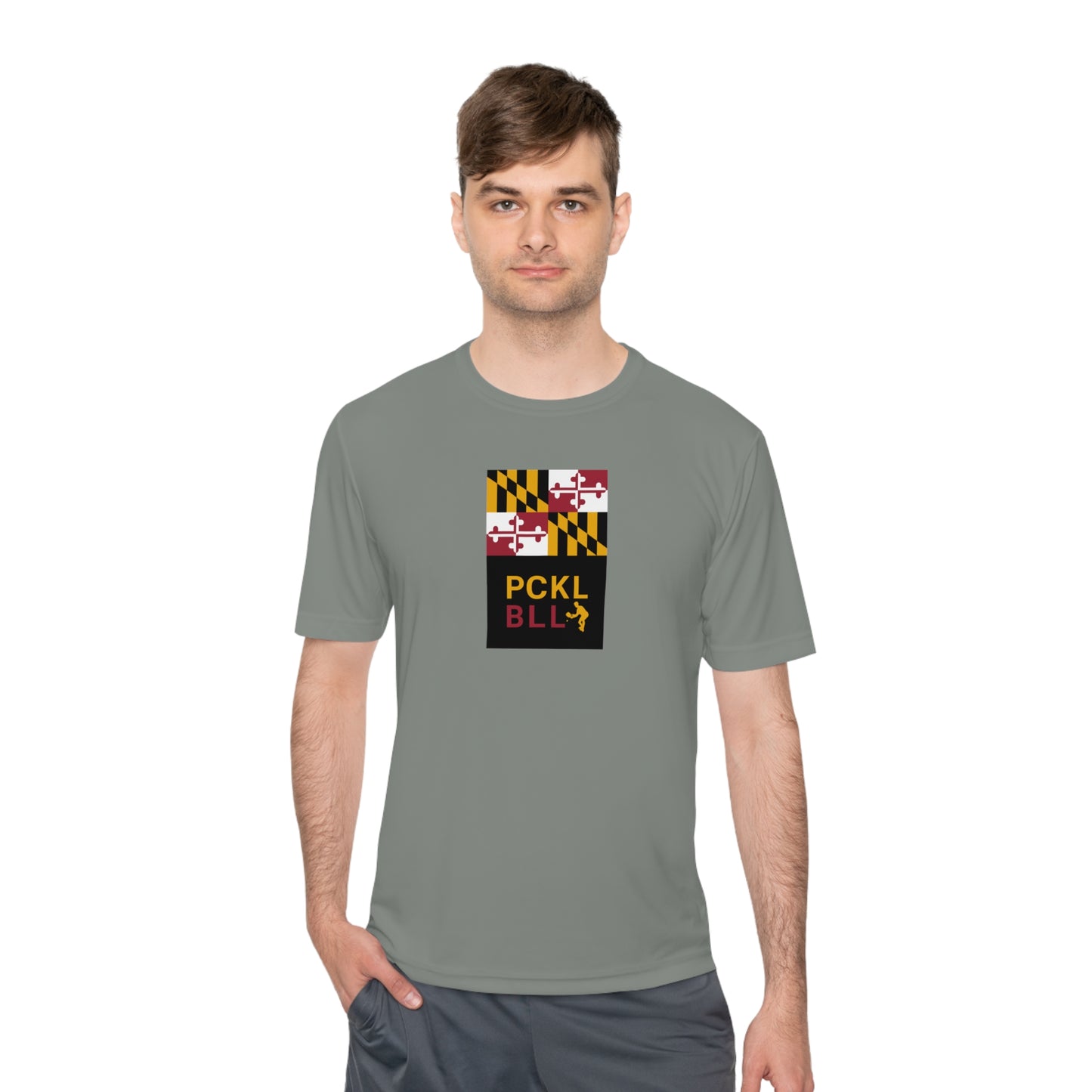 MD FLAG, PCKL-BLL MAN ATHLETE- Unisex Moisture Wicking Tee