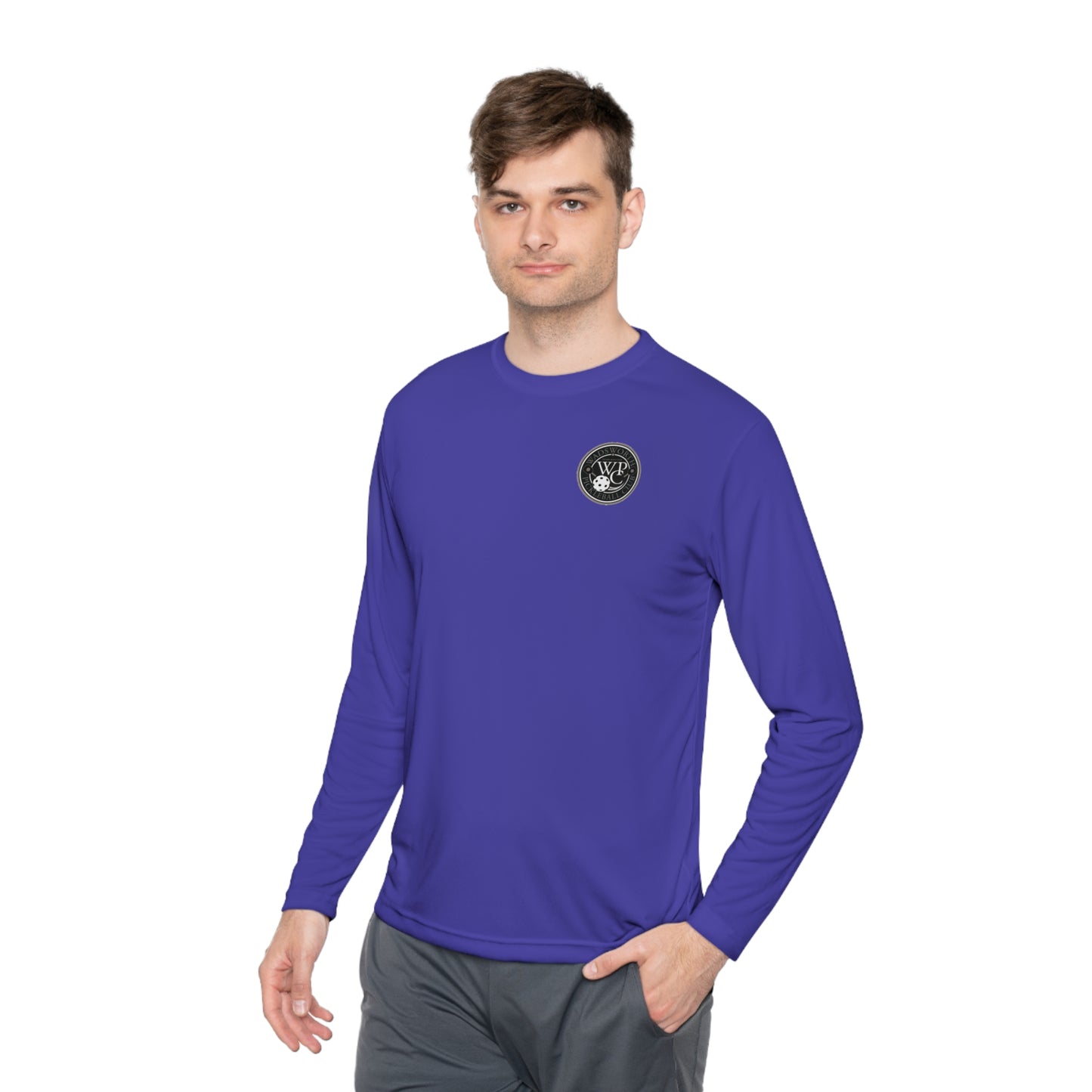 WPC GRAY LOGOS SPORT-TEK (FRONT & BACK) - Unisex Lightweight Long Sleeve Tee