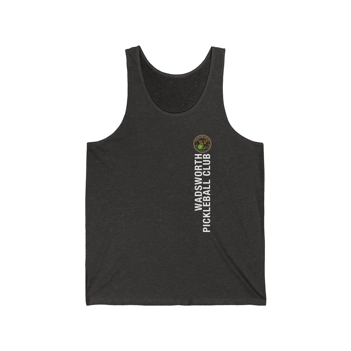 WPC COLOR VERTICAL LOGO (FRONT & PICKLEBALL BACK) - Unisex Jersey Tank