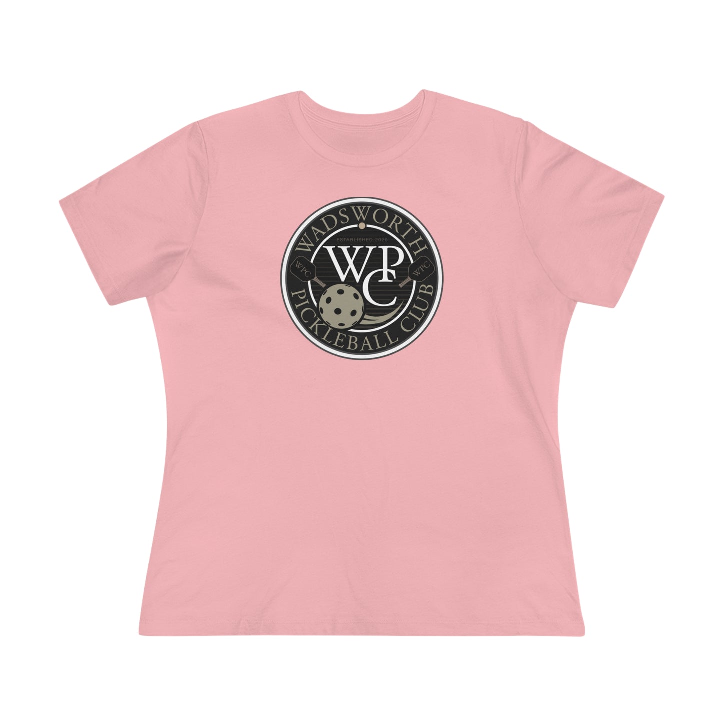WPC GRAY WHITE, Relaxed Fit Women's T-shirt