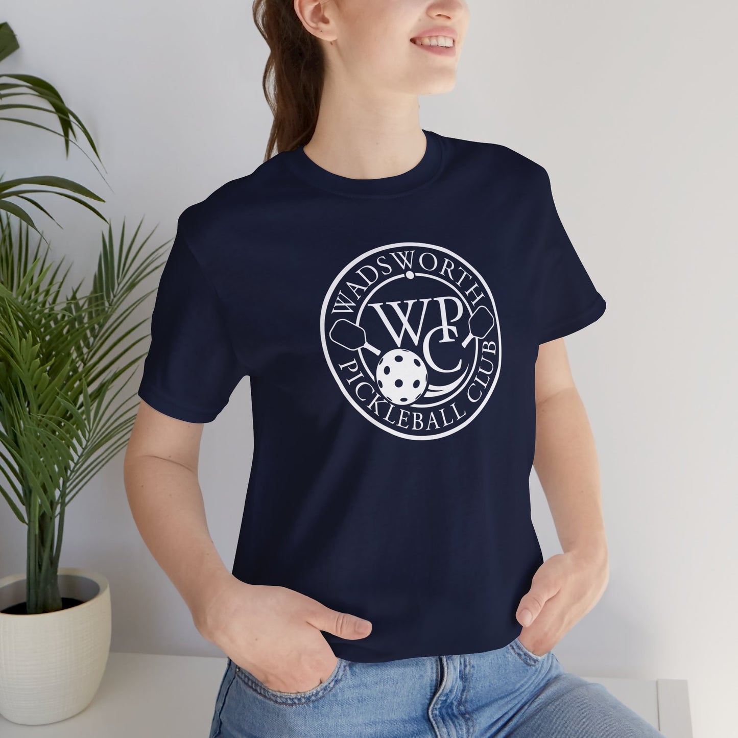 WPC White Logo- Unisex Jersey Short Sleeve Tee