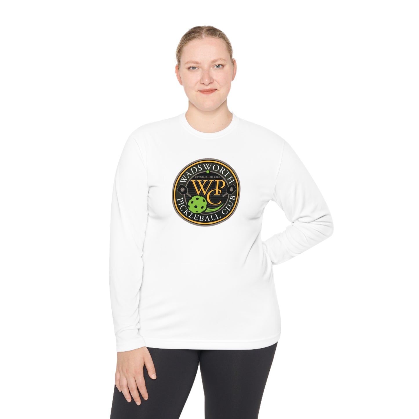 WPC COLOR LOGO SPORT-TEK (FRONT & PICKLEBALL BACK) - Unisex Lightweight Long Sleeve Tee