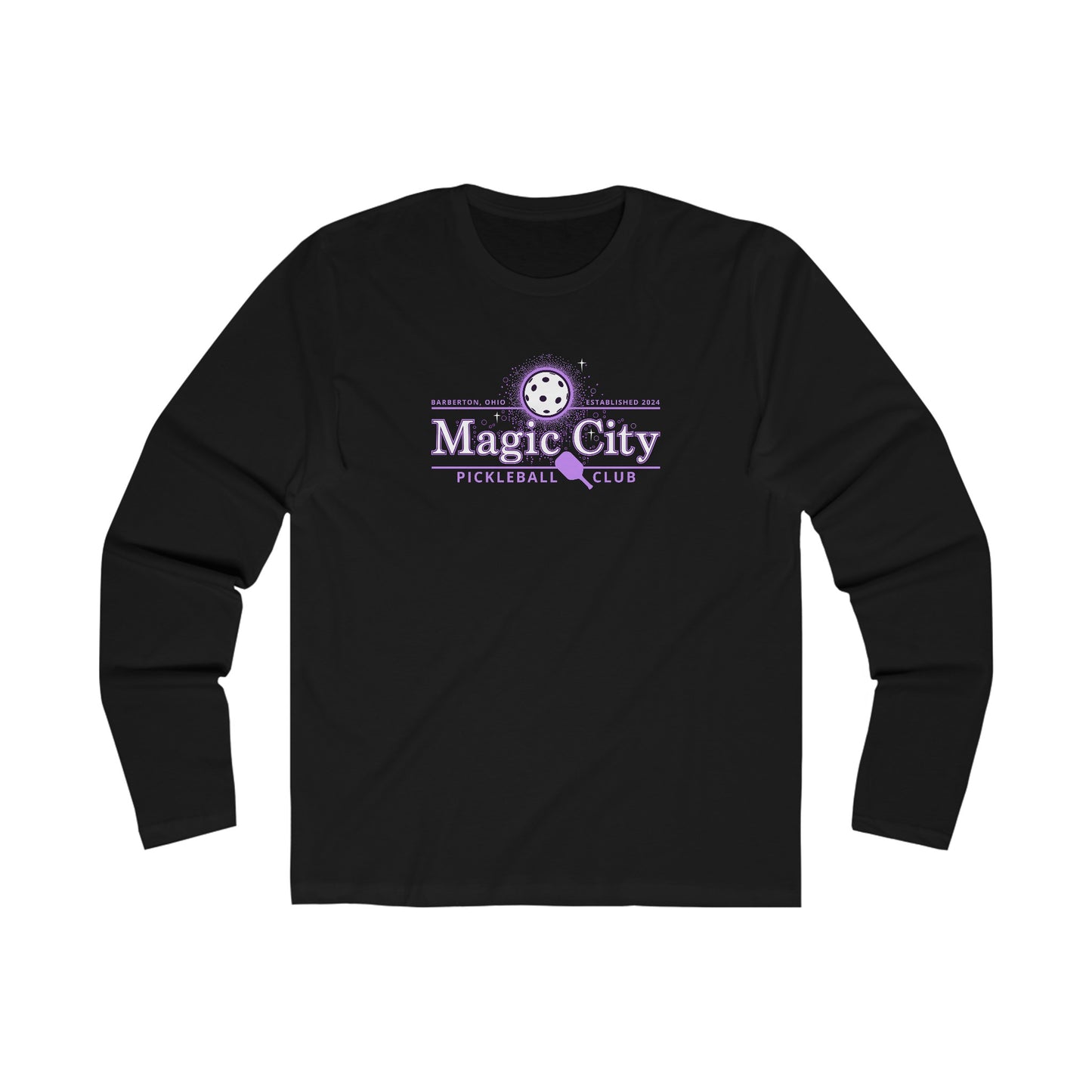 MCPC LOGO (FRONT & PICKLEBALL BACK) - Men's Long Sleeve Crew Tee