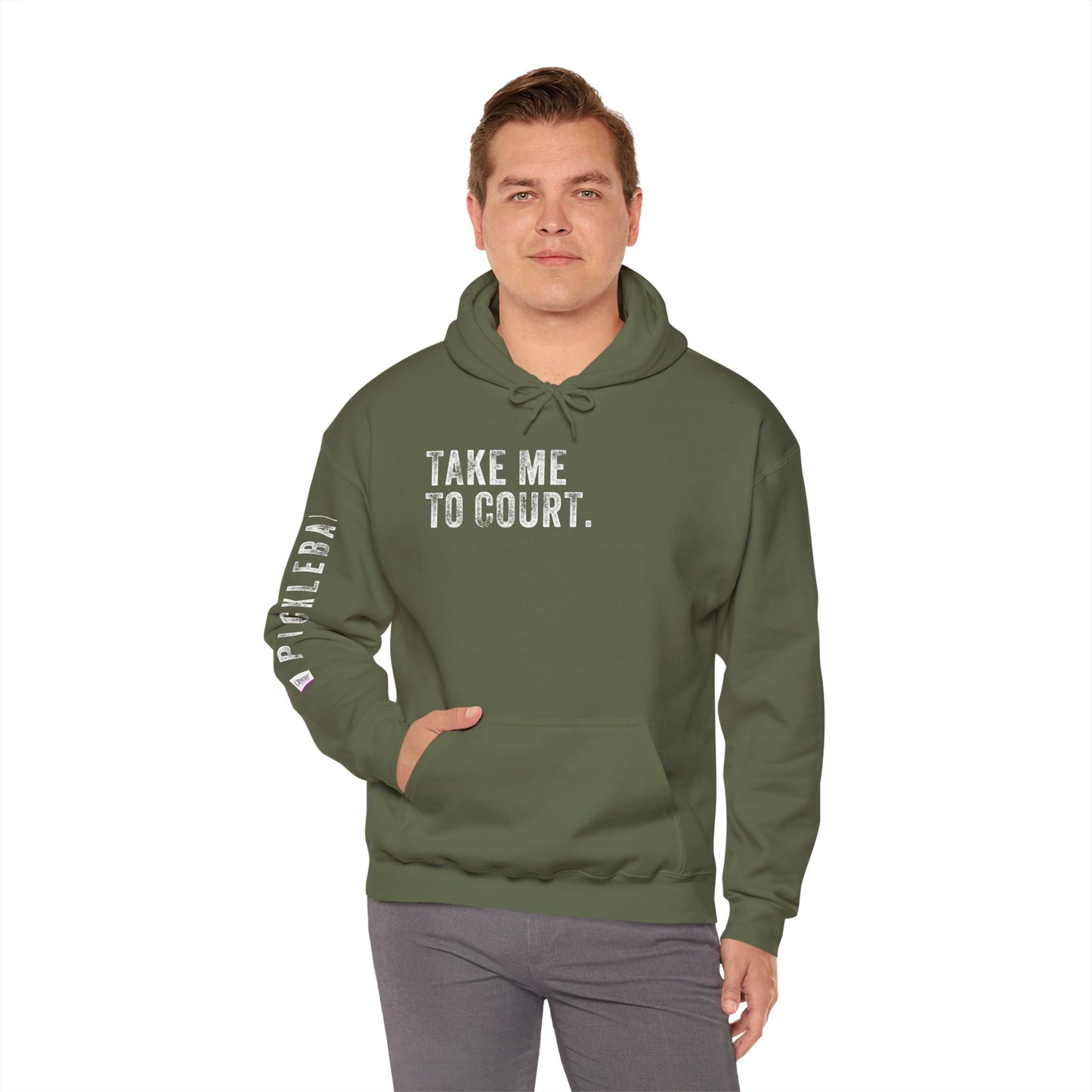 TAKE ME TO COURT, Unisex Heavy Blend™ Hooded Sweatshirt
