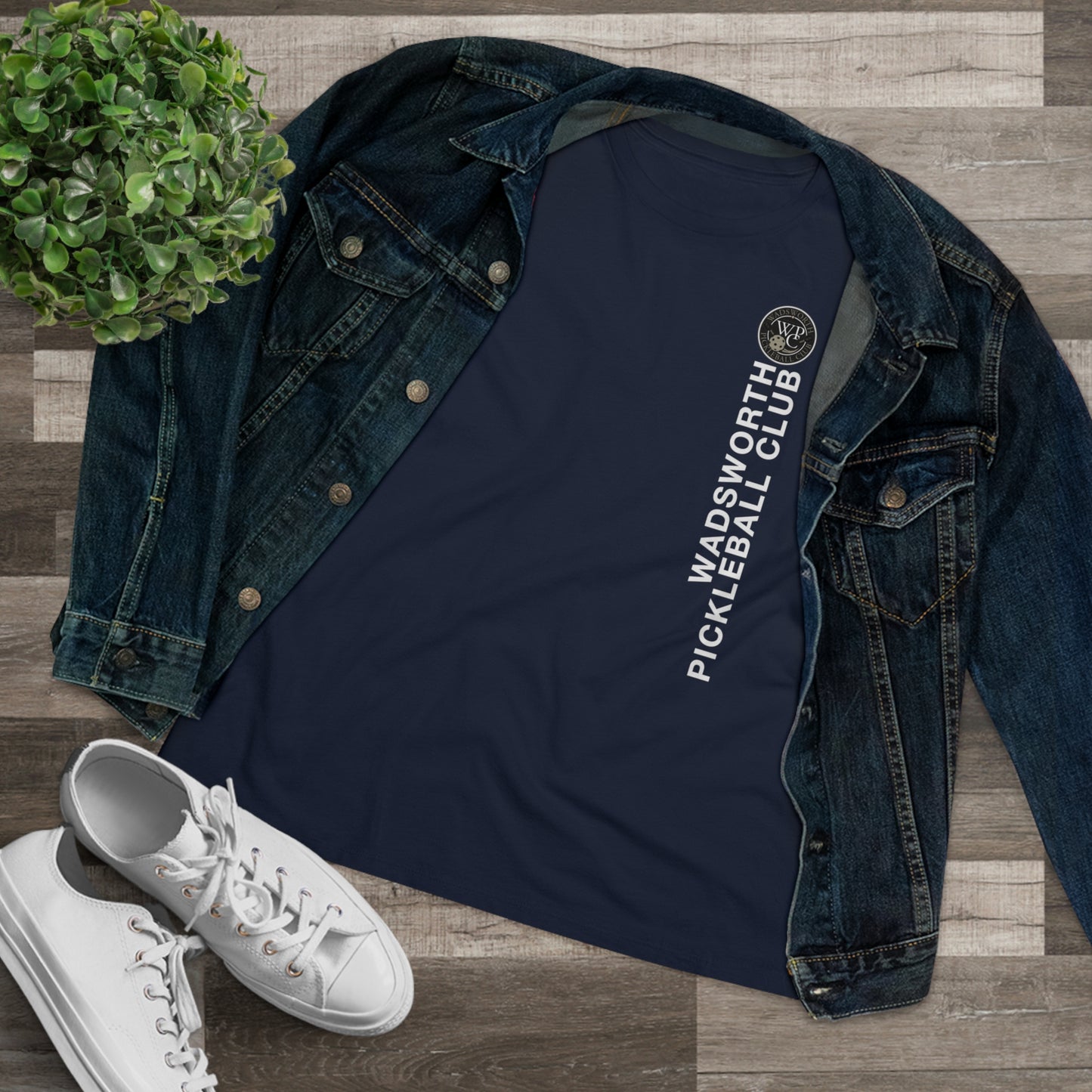 WPC VERTICAL WHITE, Relaxed Fit Women's T-shirt