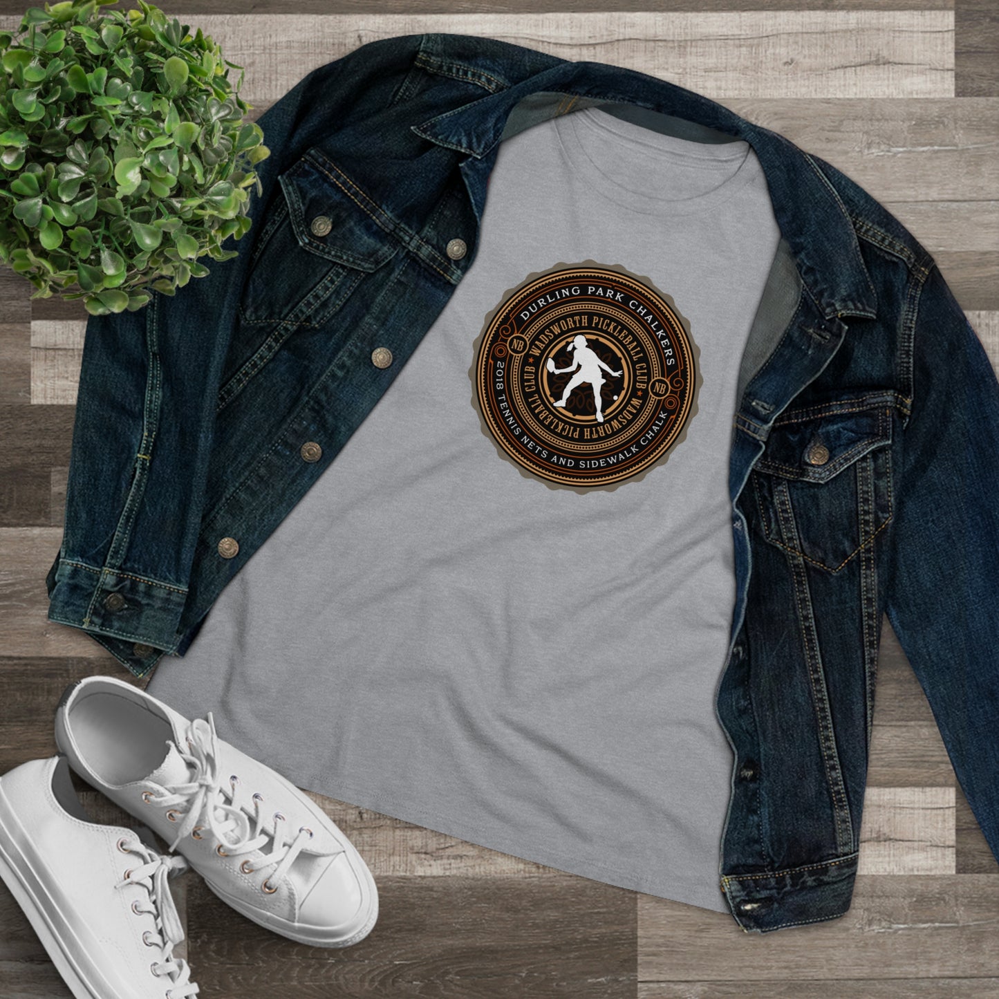 BEDILLION-DURLING PARK CHALKERS (FRONT & BACK), Women's Relaxed Fit T-shirt