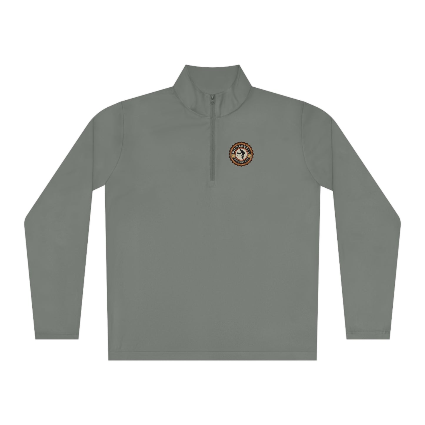 RETIREMENT PLAN, MALE ATHLETE, SPORT-TEK: Unisex Quarter-zip Pullover