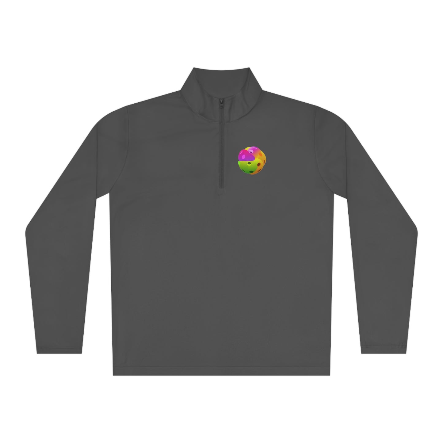 PICKLEBALL ABSTRACT, SPORT-TEK: Unisex Quarter-zip Pullover