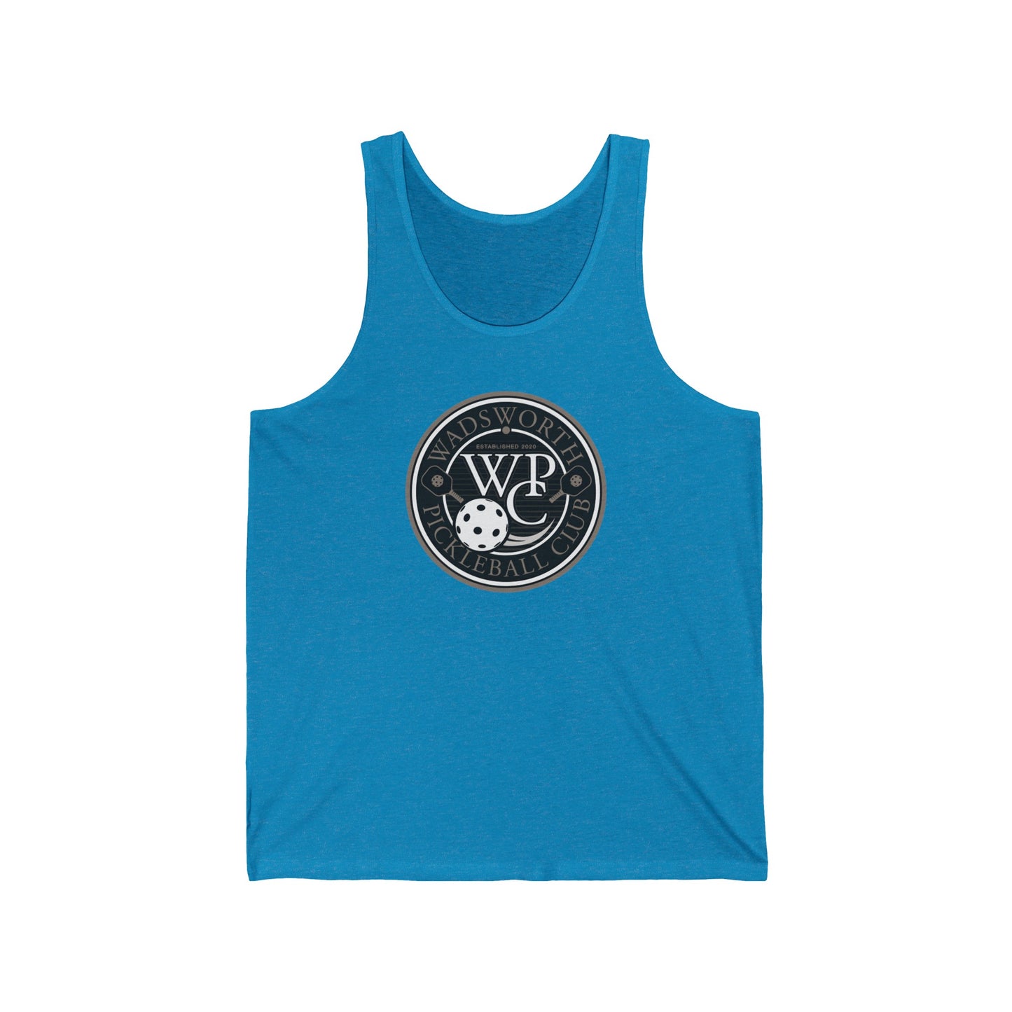 WPC GRAY LOGO (FRONT & PICKLEBALL BACK) - Unisex Jersey Tank