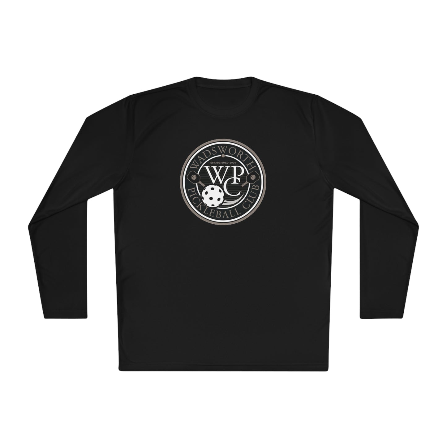 WPC GRAY LOGO SPORT-TEK (FRONT & PICKLEBALL BACK) - Unisex Lightweight Long Sleeve Tee