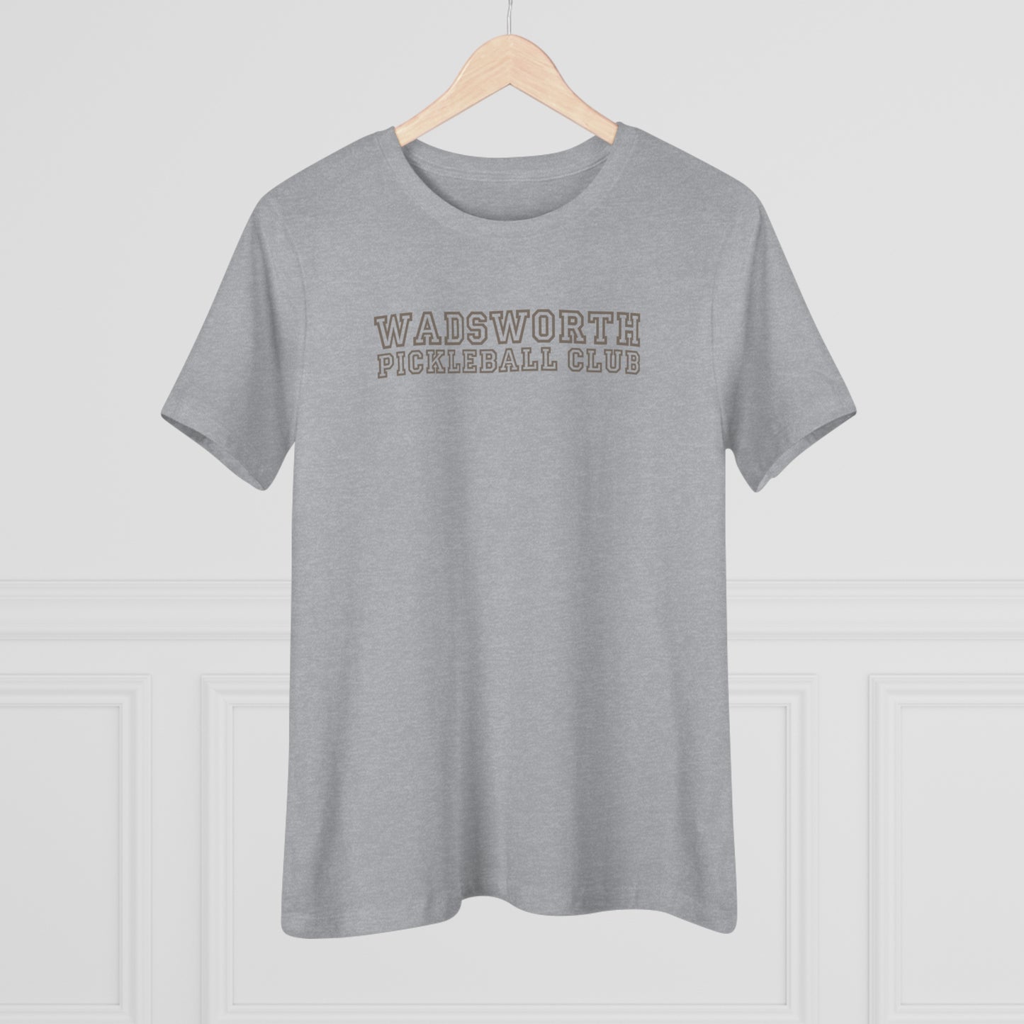 WPC COLLEGE FONT, Relaxed Fit Women's T-shirt