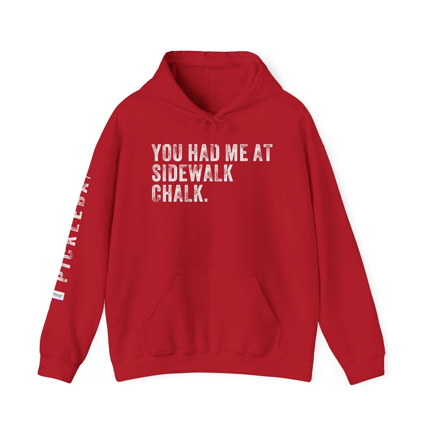 YOU HAD ME AT SIDEWALK CHALK, Unisex Heavy Blend™ Hooded Sweatshirt