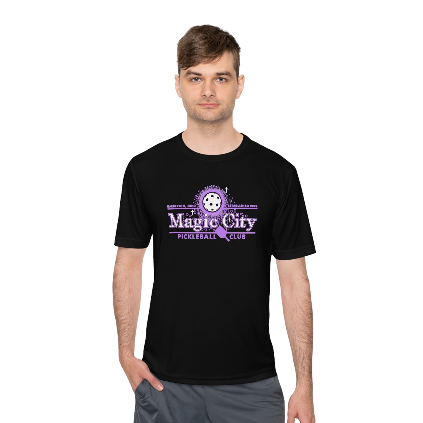 MCPC LOGO (FRONT & PICKLEBALL BACK) - UNISEX, Unisex Moisture Wicking SPORT-TEK Tee