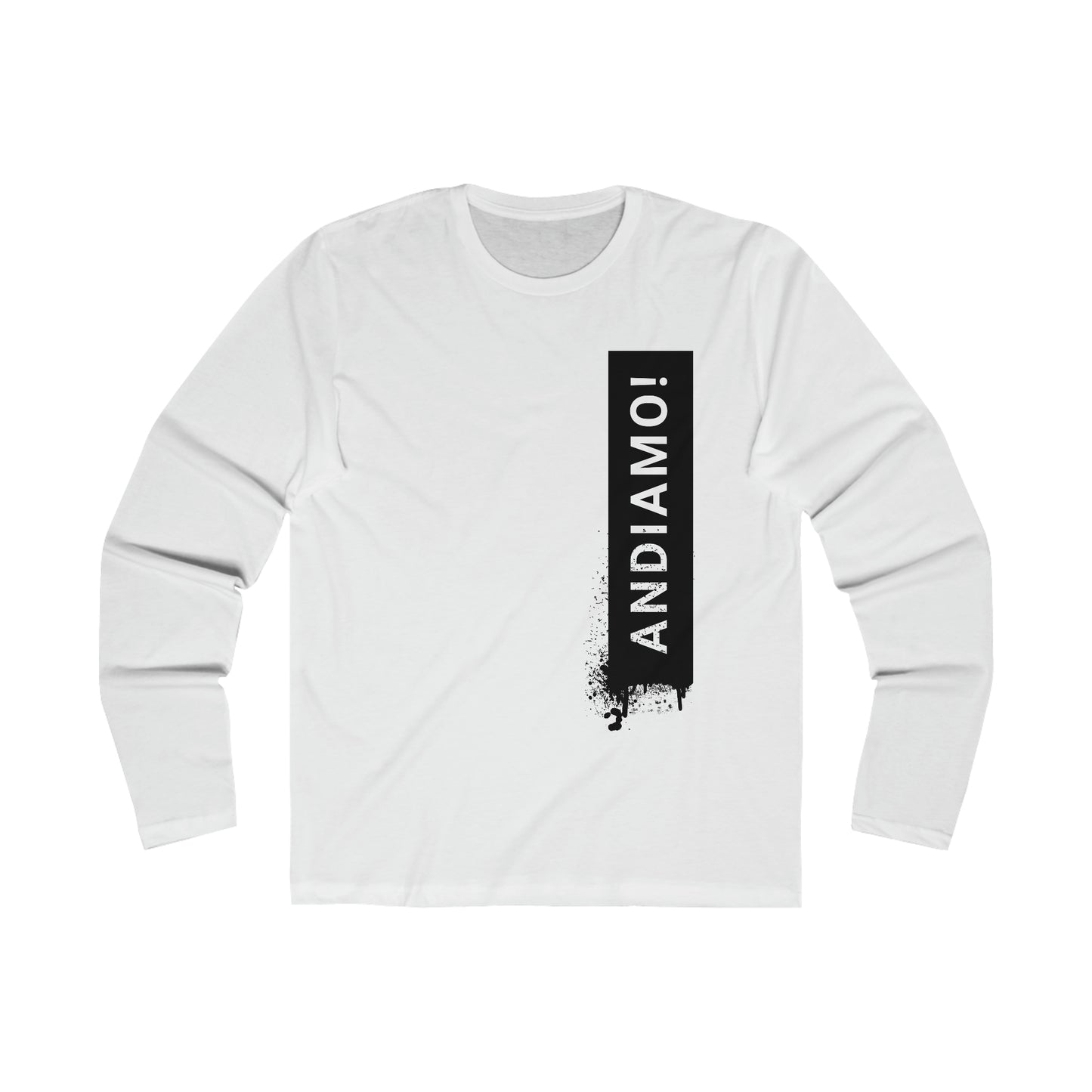 LET'S GO, ANDIAMO!, Men's Long Sleeve Crew Tee