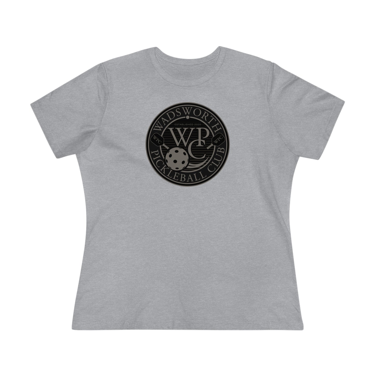 WPC GRAY BLACK, Relaxed Fit Women's T-shirt