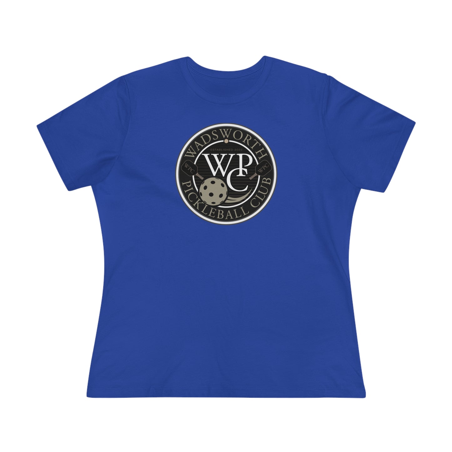 WPC GRAY WHITE, Relaxed Fit Women's T-shirt