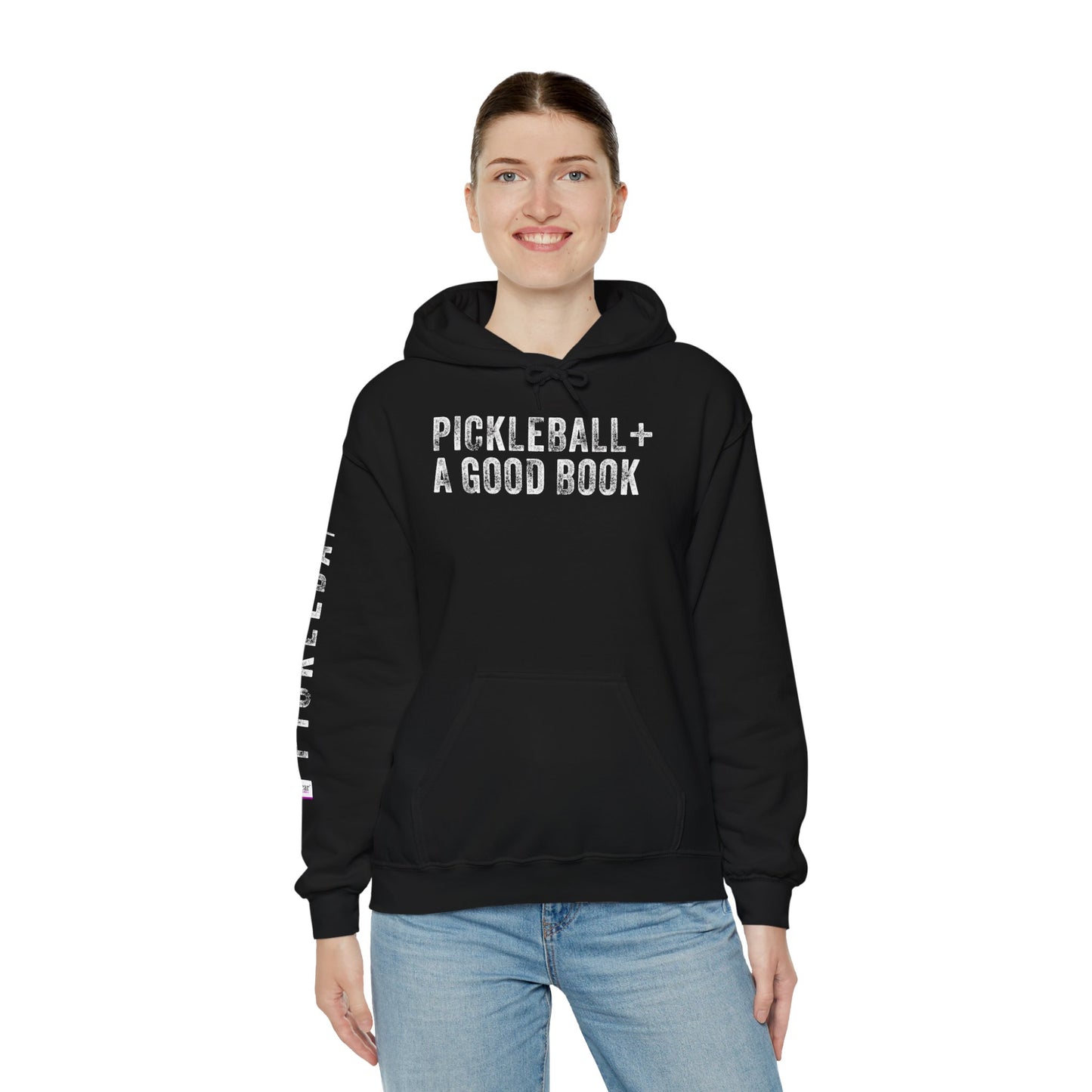 PICKLEBALL + GOOD BOOK, Unisex Heavy Blend™ Hooded Sweatshirt