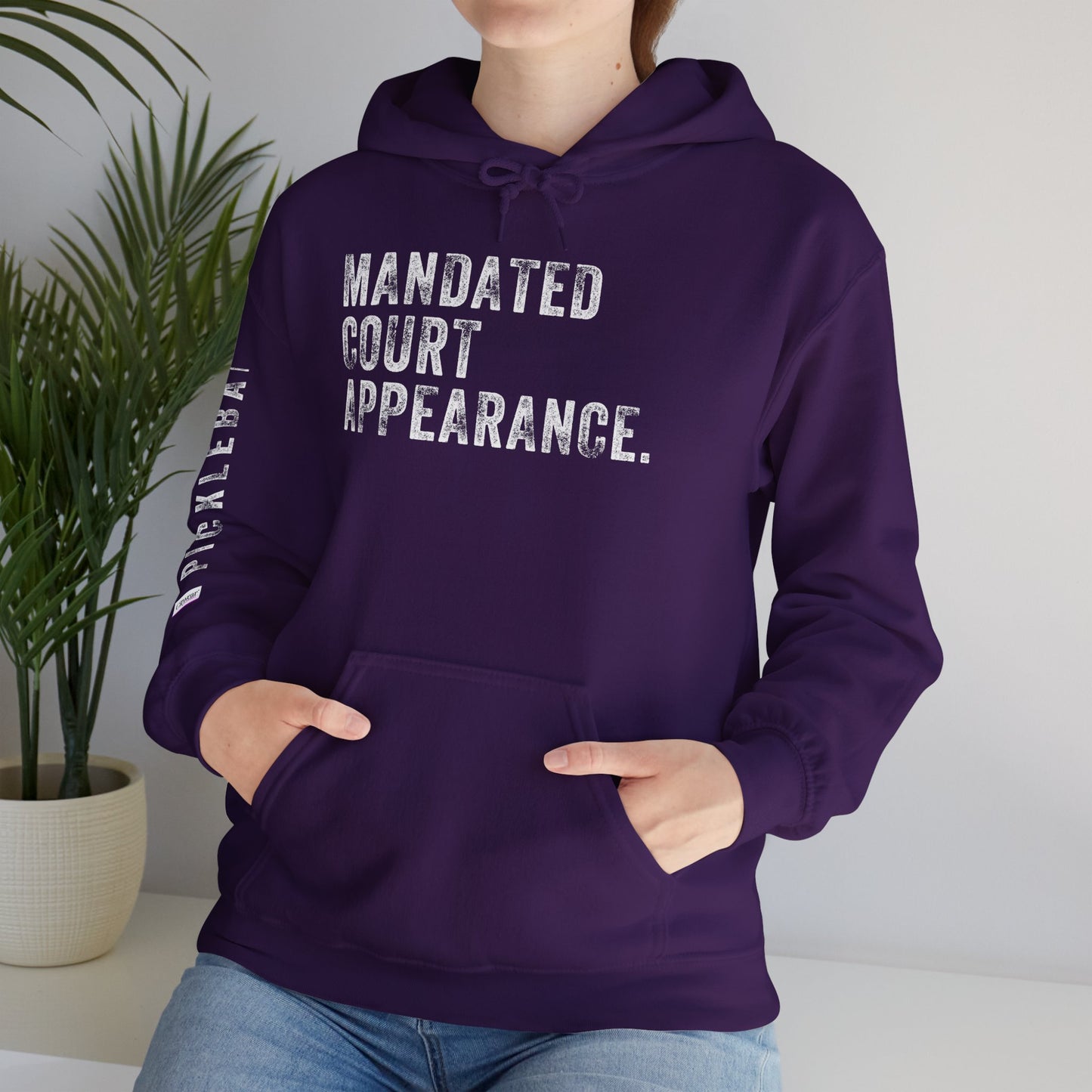 MANDATED COURT APPEARANCE, Unisex Heavy Blend™ Hooded Sweatshirt