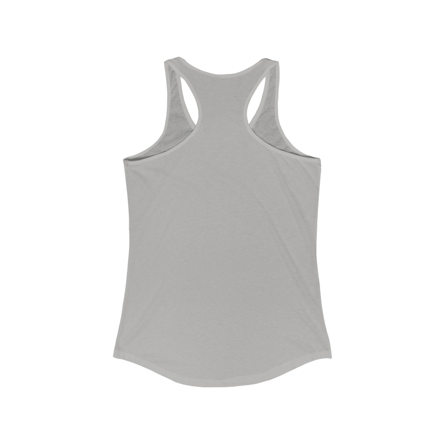 WPC GRAY VERTICAL LOGO (FRONT ONLY) Women's Ideal Racerback Tank