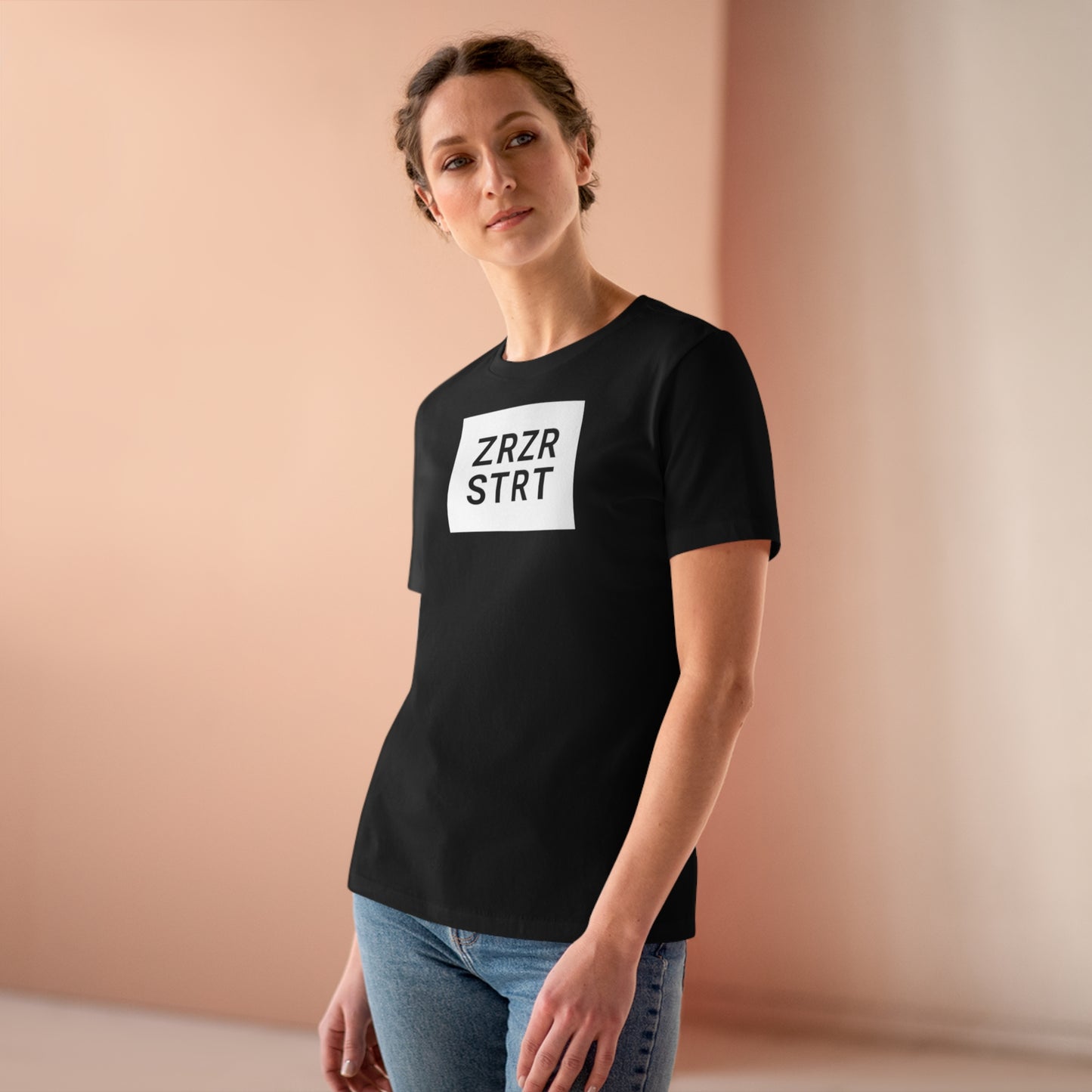 ZERO, ZERO, START, Relaxed Fit Women's T-shirt