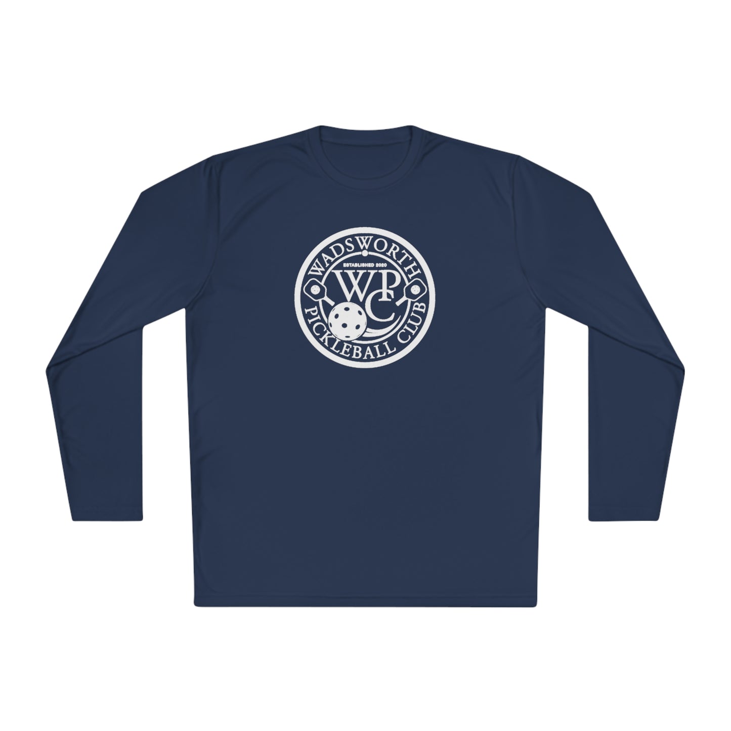 WPC BLACK-WHITE LOGO SPORT-TEK (FRONT & PICKLEBALL BACK) - Unisex Lightweight Long Sleeve Tee