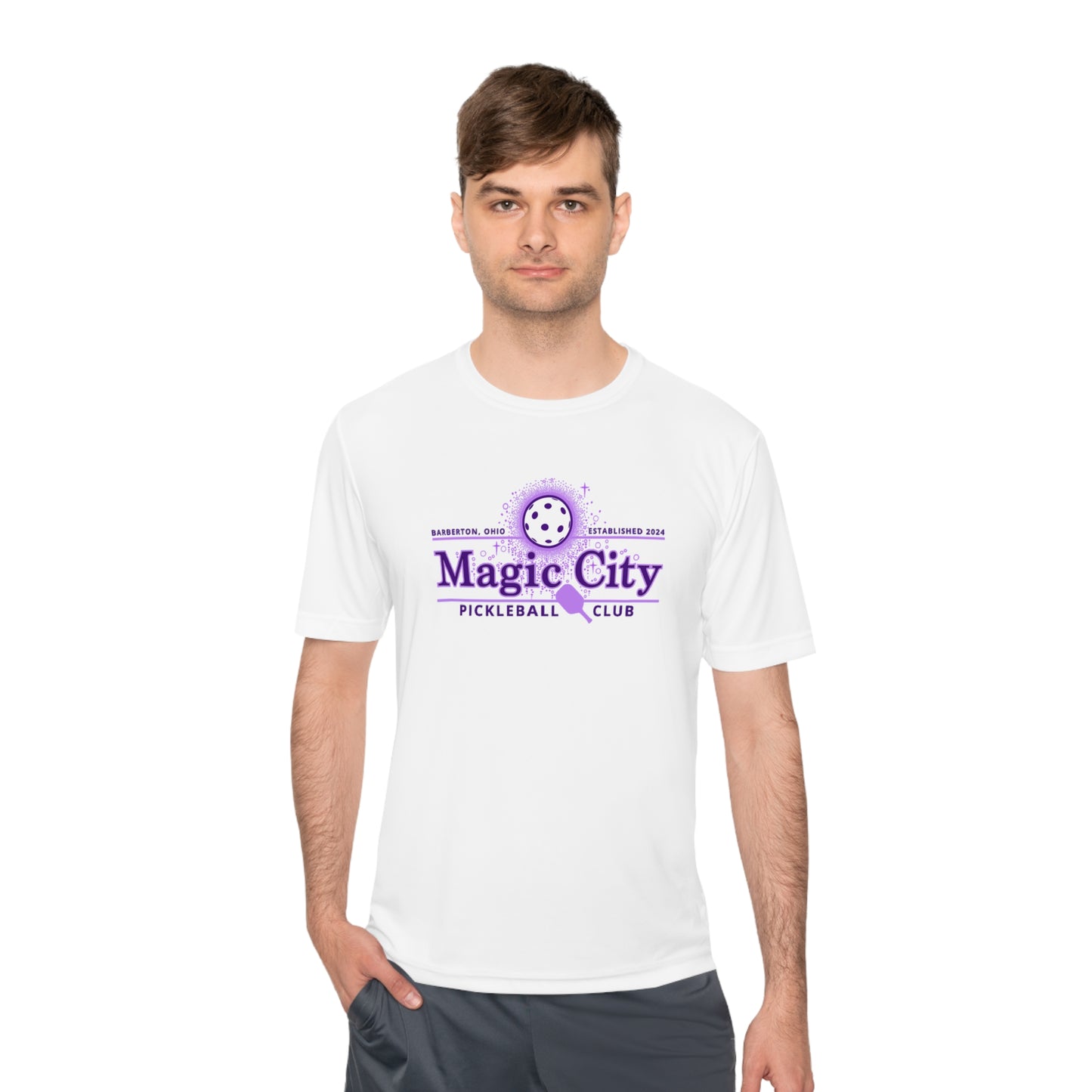 MCPC LOGO (FRONT & PICKLEBALL BACK) - UNISEX, Unisex Moisture Wicking SPORT-TEK Tee