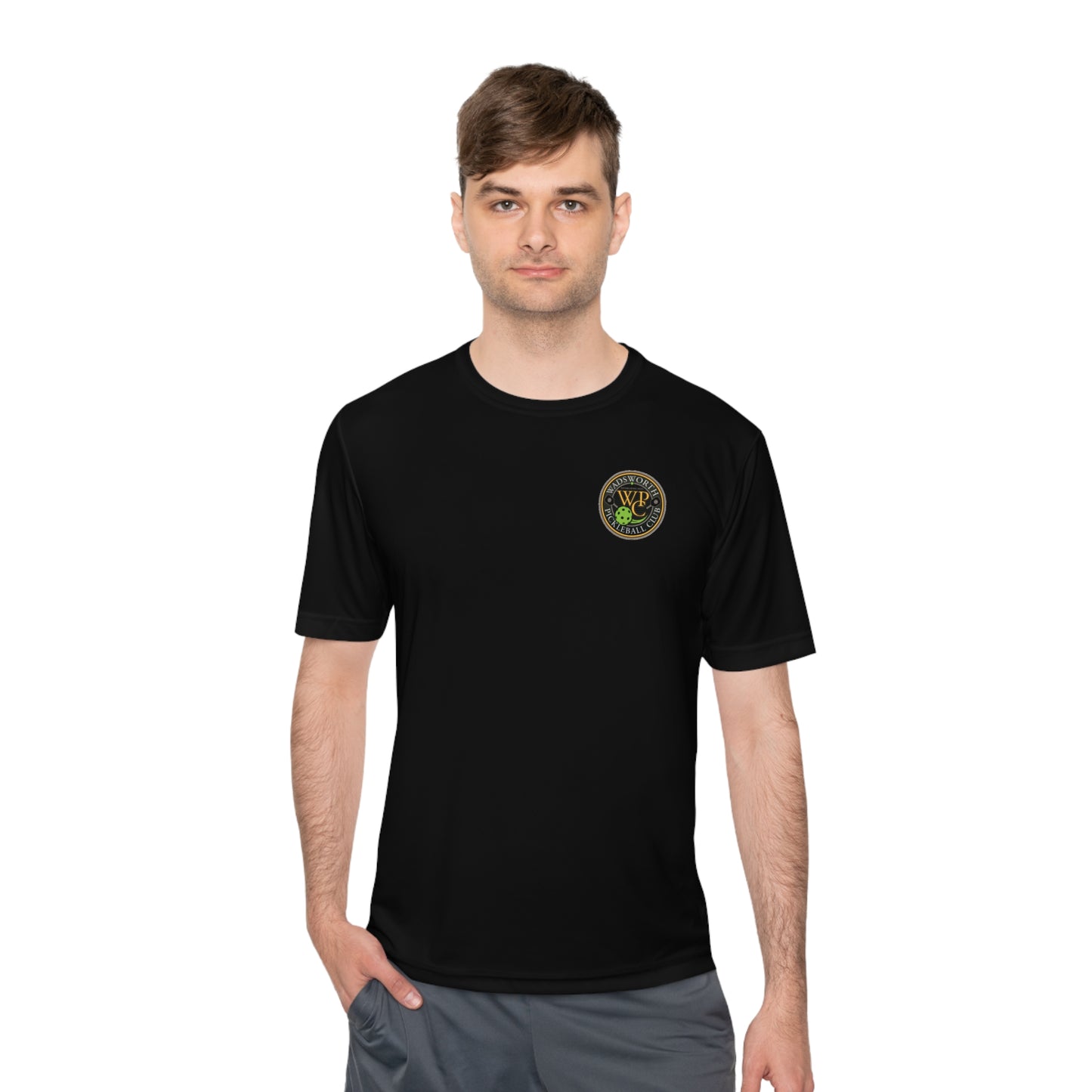 WPC COLOR POCKET LOGO SPORT-TEK (FRONT & PICKLEBALL BACK) - Unisex Moisture Wicking Tee