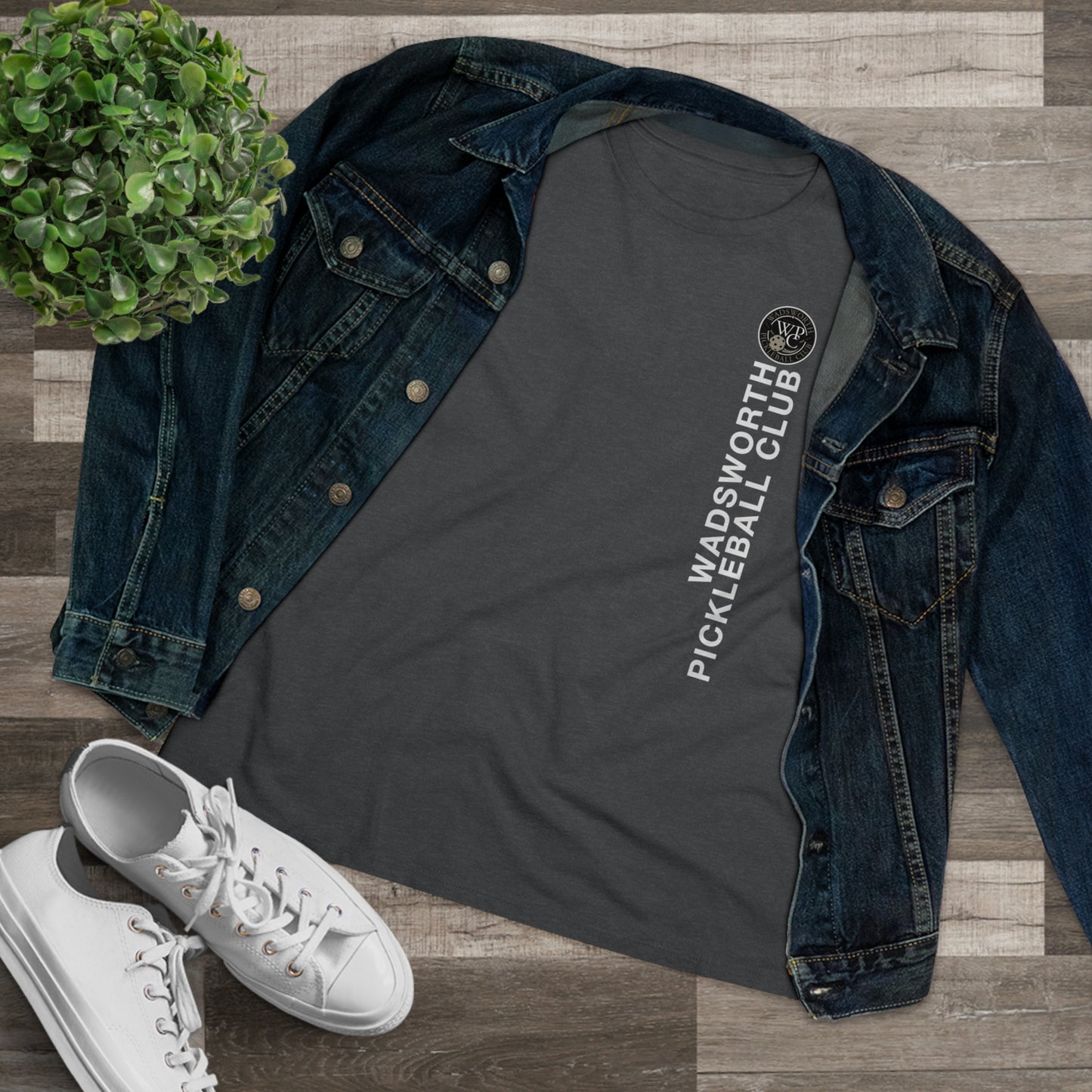 WPC VERTICAL WHITE, Relaxed Fit Women's T-shirt