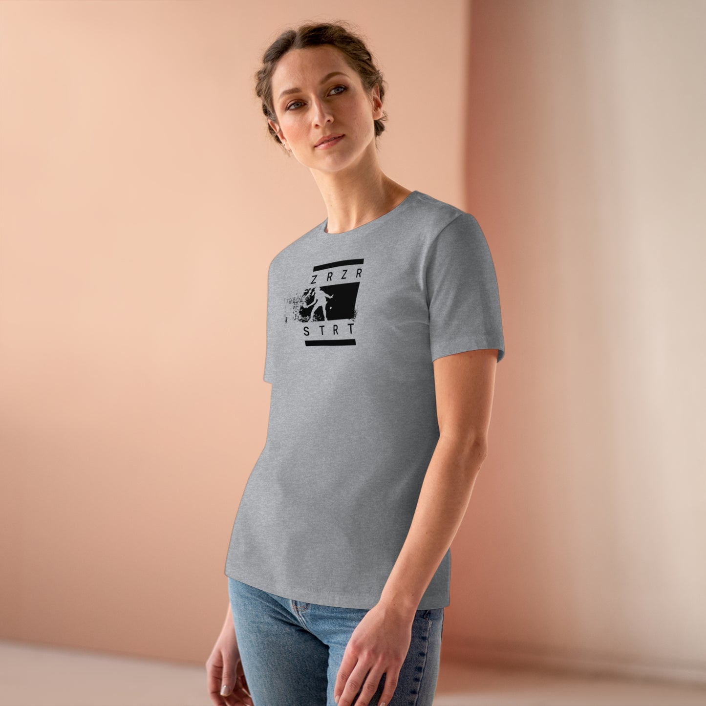 ZERO, ZERO, START, Relaxed Fit Women's T-shirt