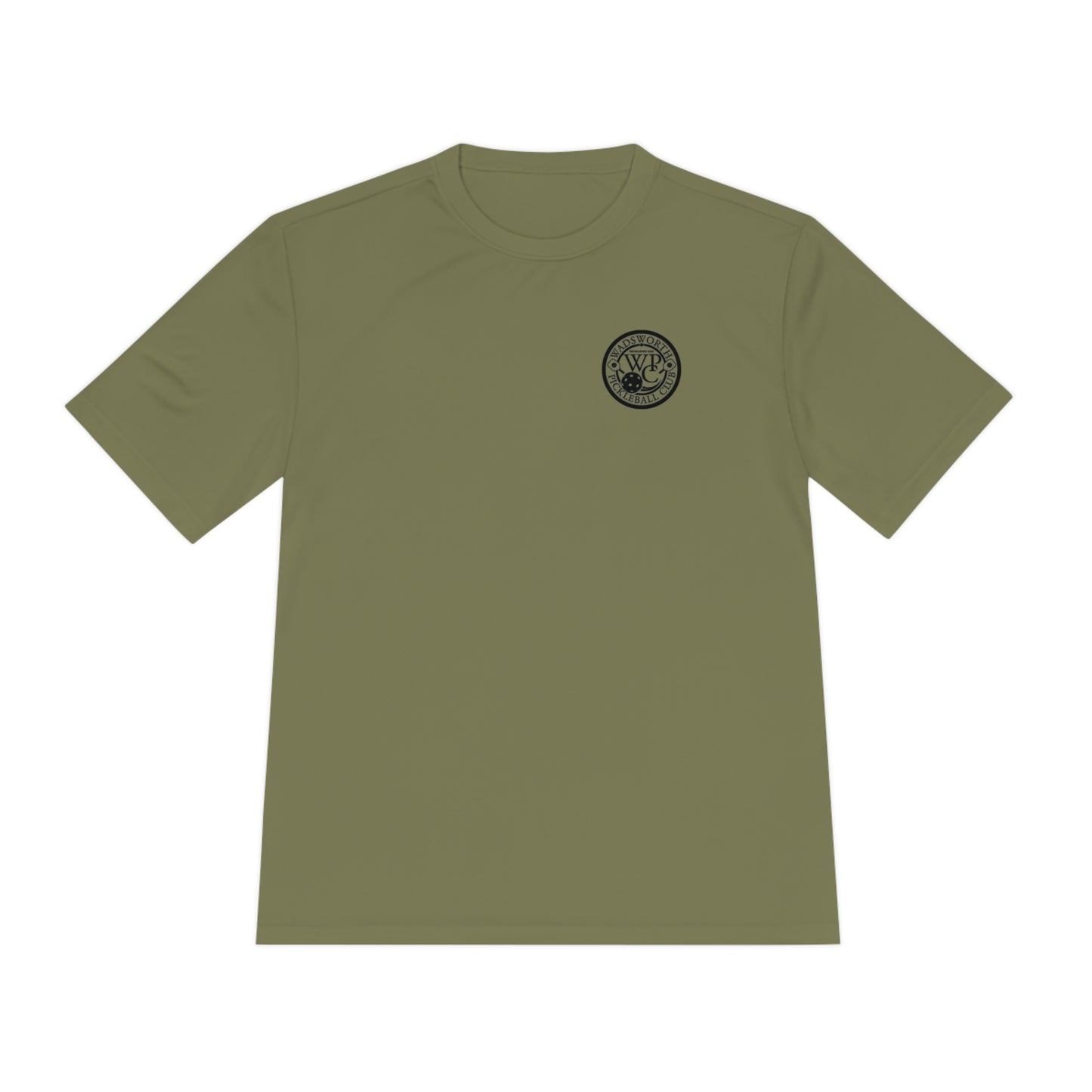 WPC BLACK-WHITE POCKET LOGO SPORT-TEK (FRONT & PICKLEBALL BACK) - Unisex Moisture Wicking Tee