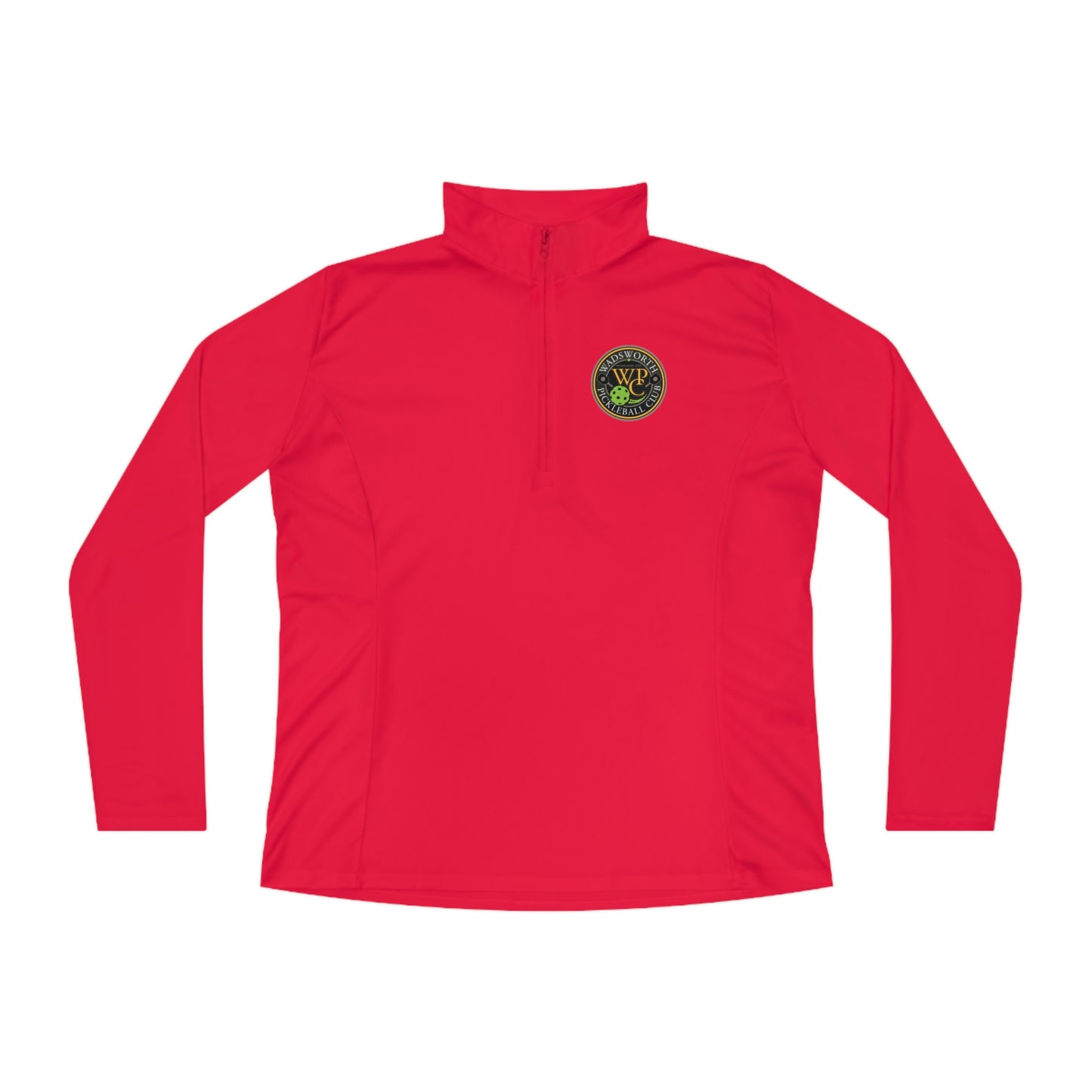 WPC CIRCULAR COLOR LOGOS LADIES SPORT-TEK (FRONT & BACK) - Ladies Quarter-Zip Pullover