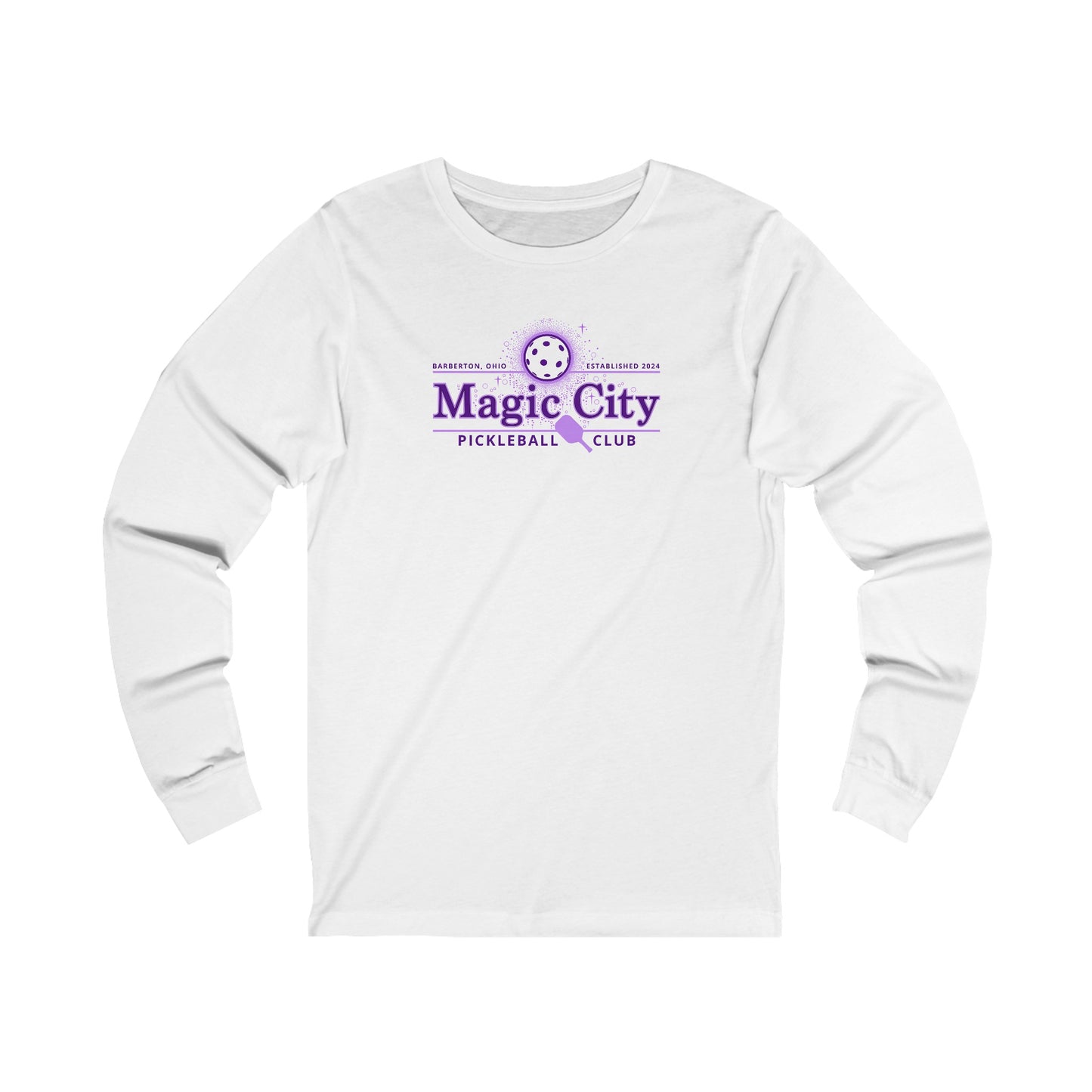 MCPC LOGO (FRONT & PICKLEBALL BACK) - Unisex Jersey Long Sleeve Tee