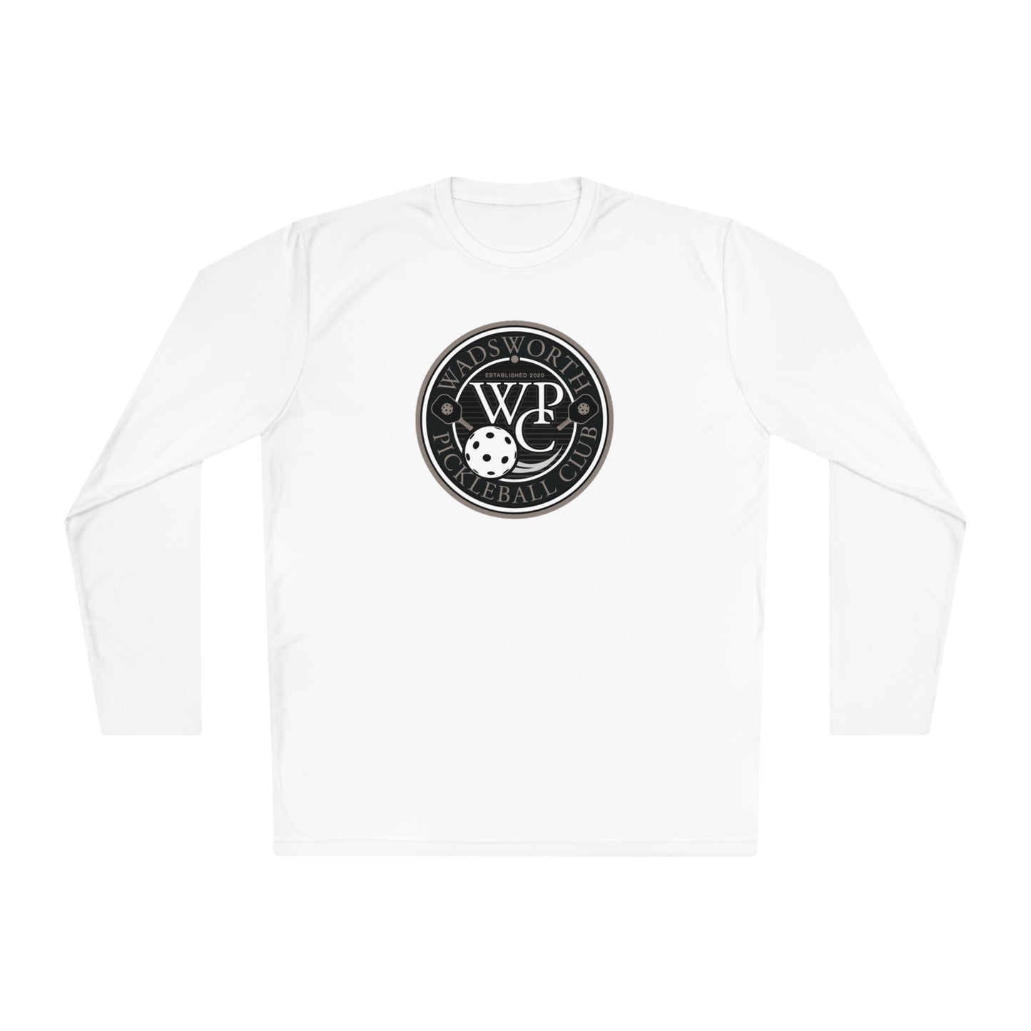 WPC GRAY LOGO SPORT-TEK (FRONT & PICKLEBALL BACK) - Unisex Lightweight Long Sleeve Tee