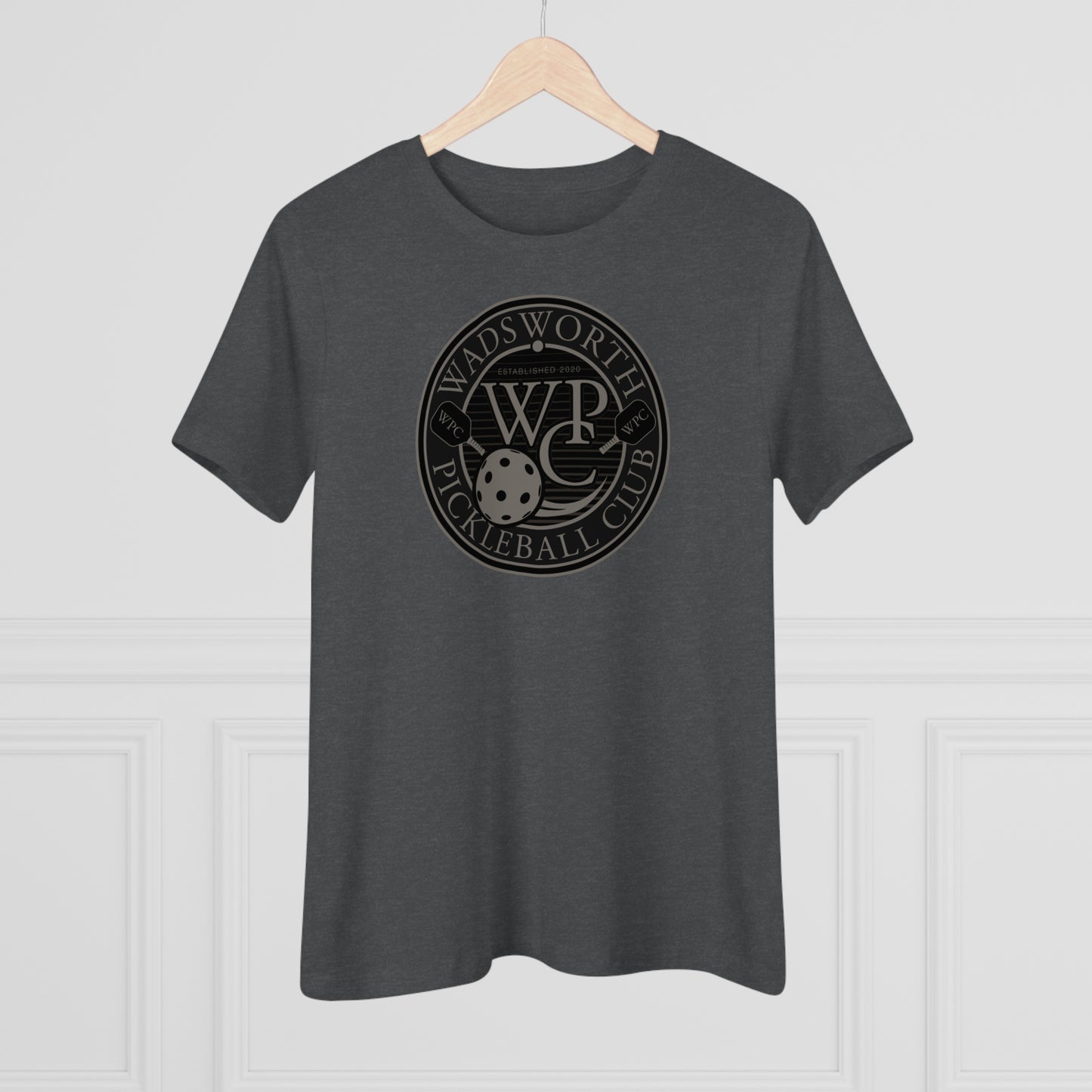 WPC GRAY BLACK, Relaxed Fit Women's T-shirt