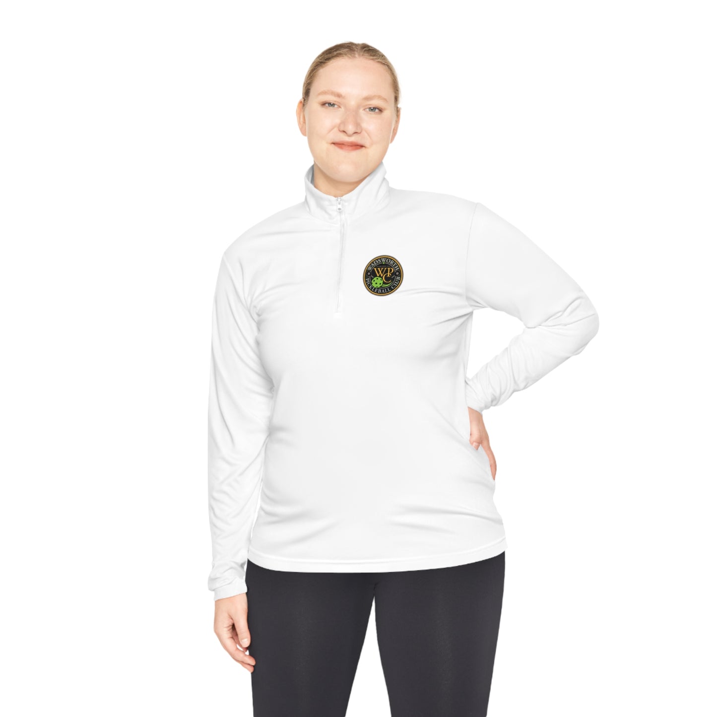 WPC COLOR LOGO (FRONT & PICKLEBALL BACK) - Unisex Quarter-Zip Pullover