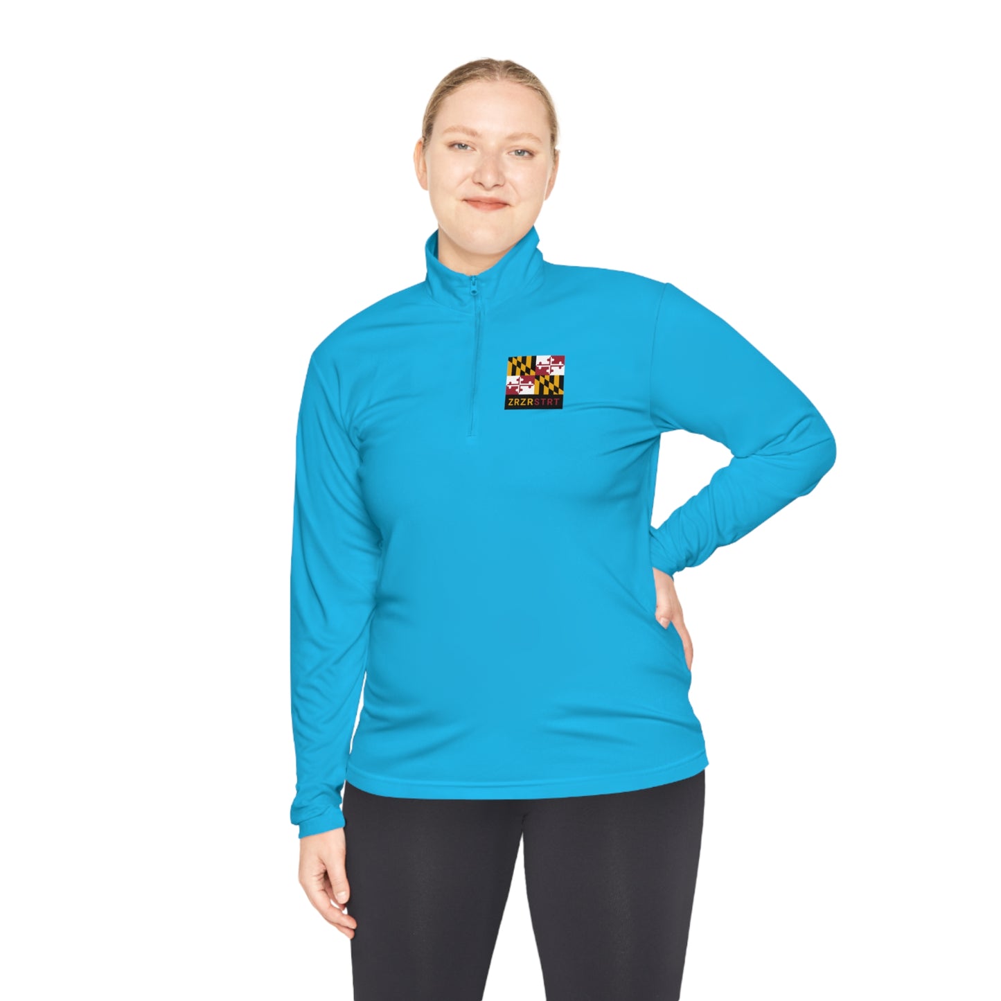 MARYLAND ZERO, ZERO, START, SPORT-TEK, Unisex Quarter-Zip Pullover