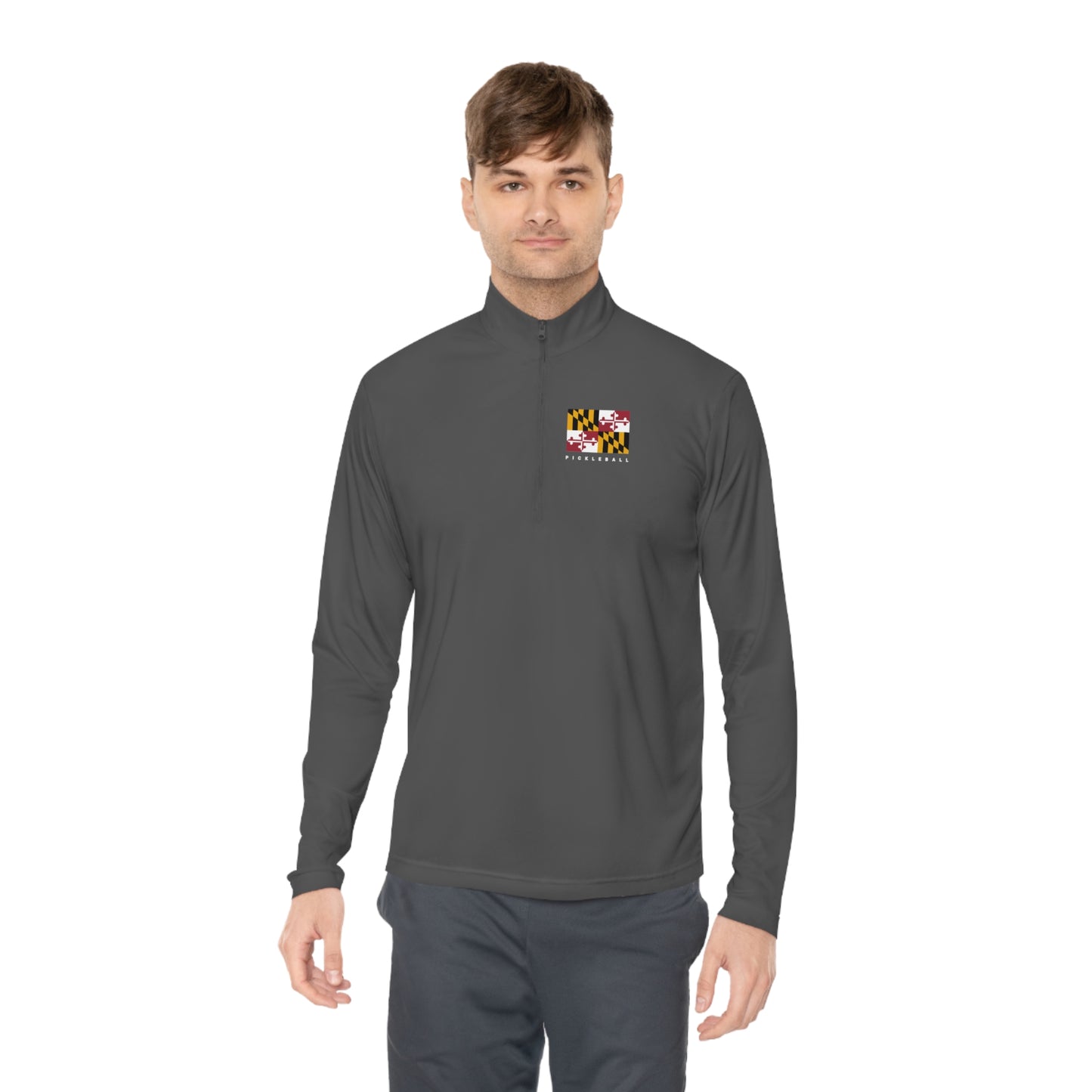 MARYLAND PICKLEBALL, SPORT-TEK, Unisex Quarter-Zip Pullover