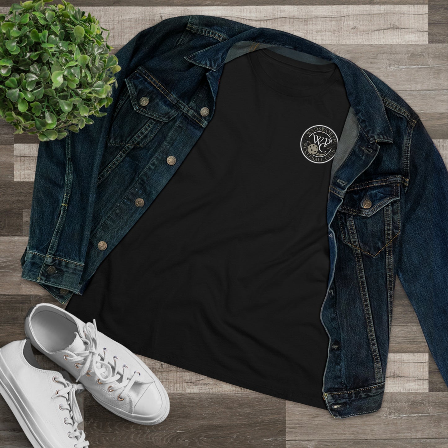 WPC GRAY WHITE, Relaxed Fit Women's T-shirt