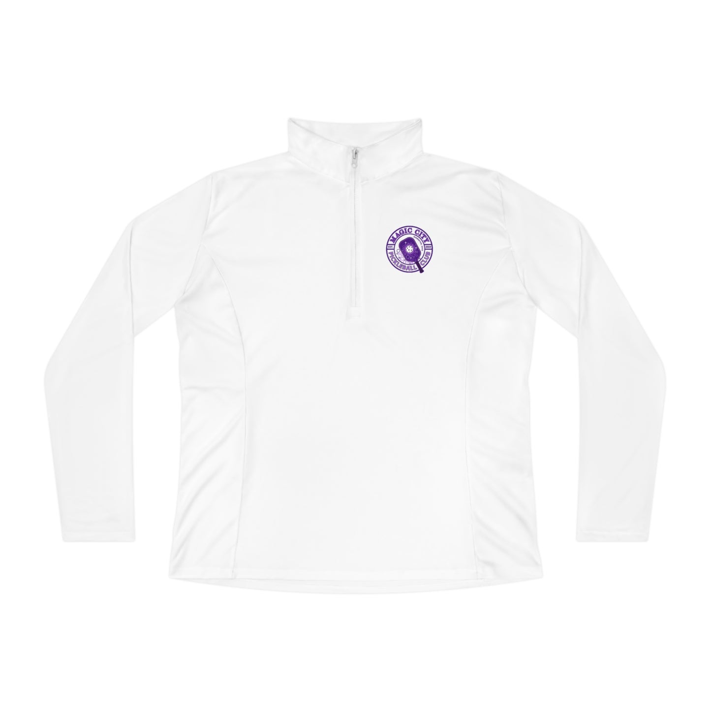 MCPC CIRCLE LOGO (FRONT ONLY) - Ladies Quarter-Zip Pullover